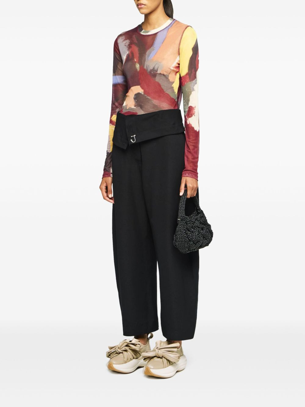 fold-over trousers - 2