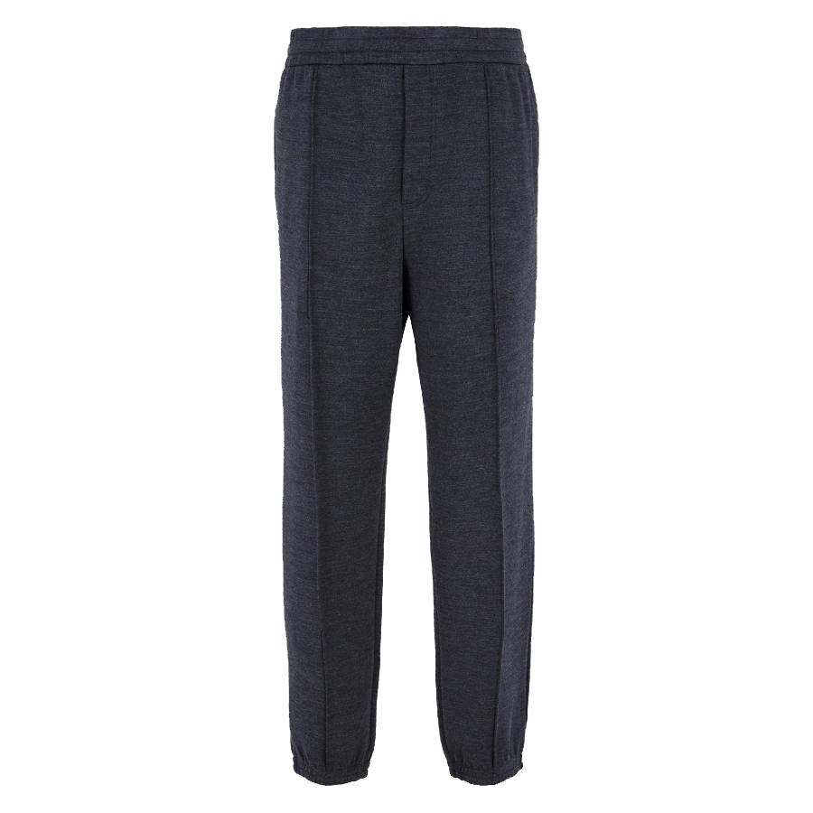 Emporio Armani Virgin Wool-Blend Jersey Joggers - 5