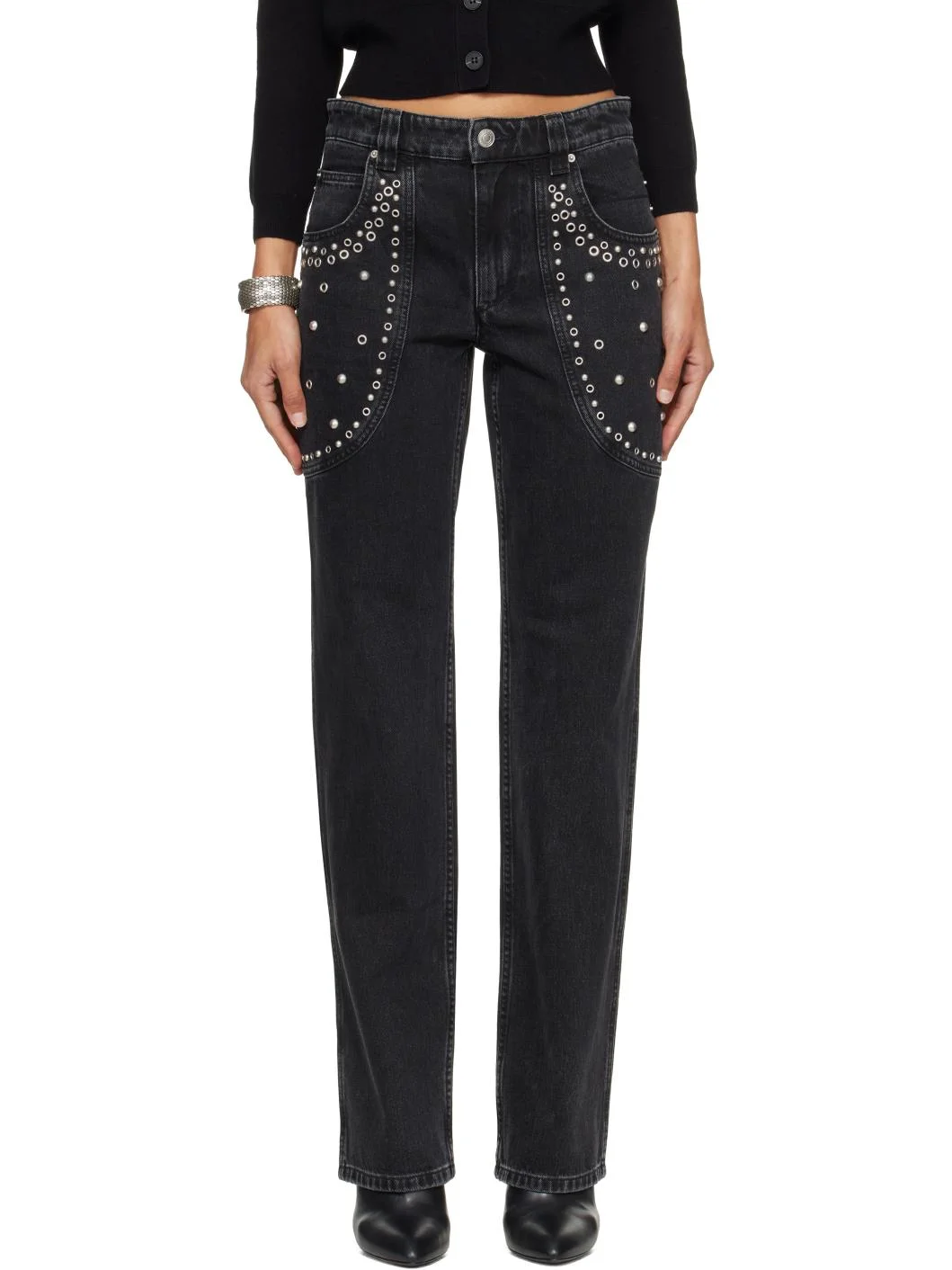 Black Silka Jeans - 1