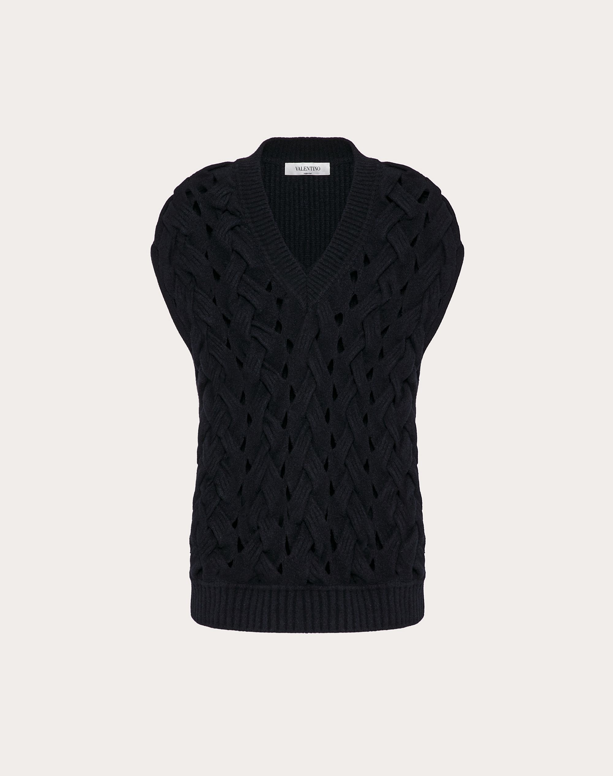VEST IN ANGORA WOOL POLYAMIDE - 1