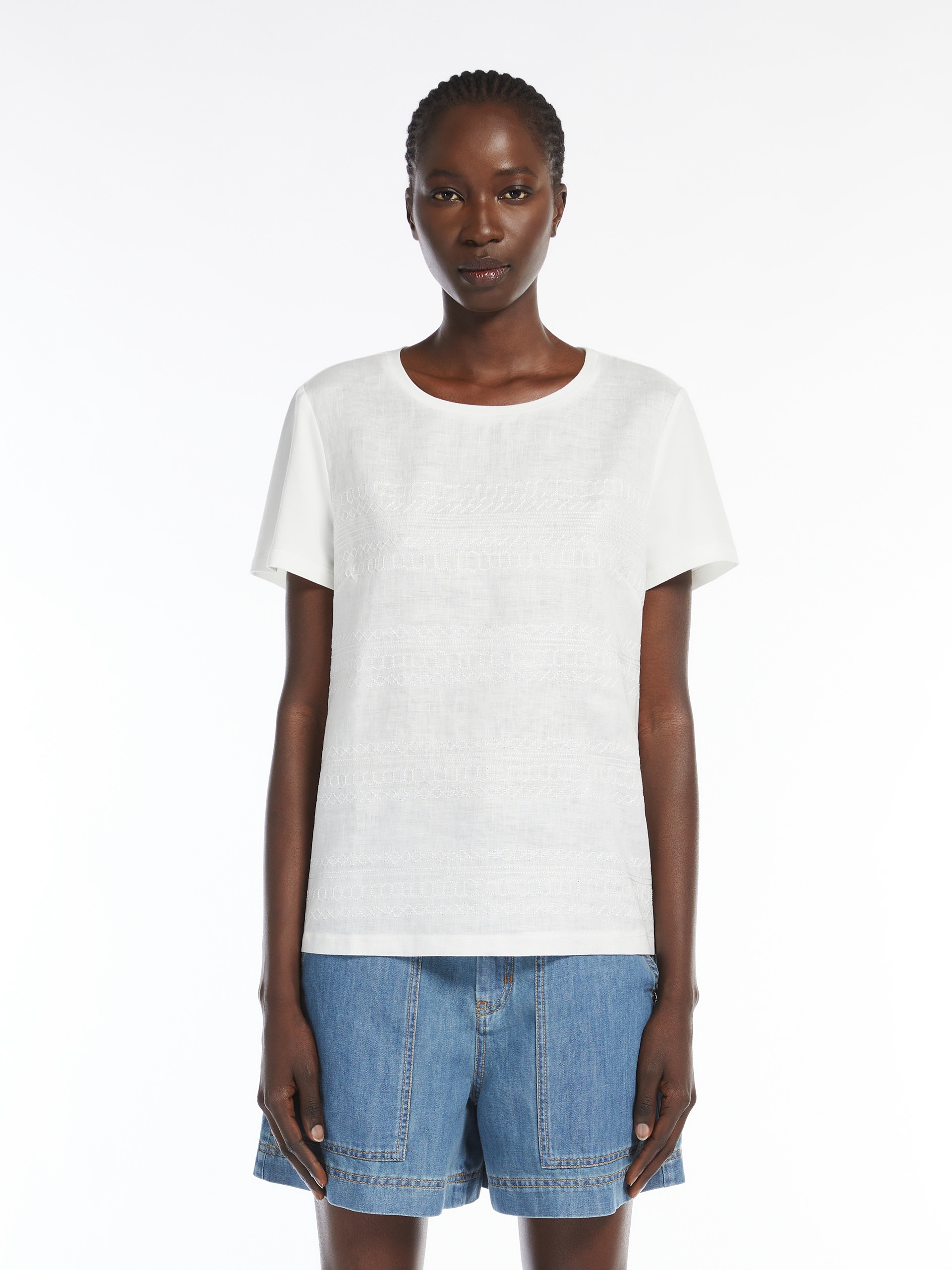 BONDENO Cotton and linen T-shirt - 3