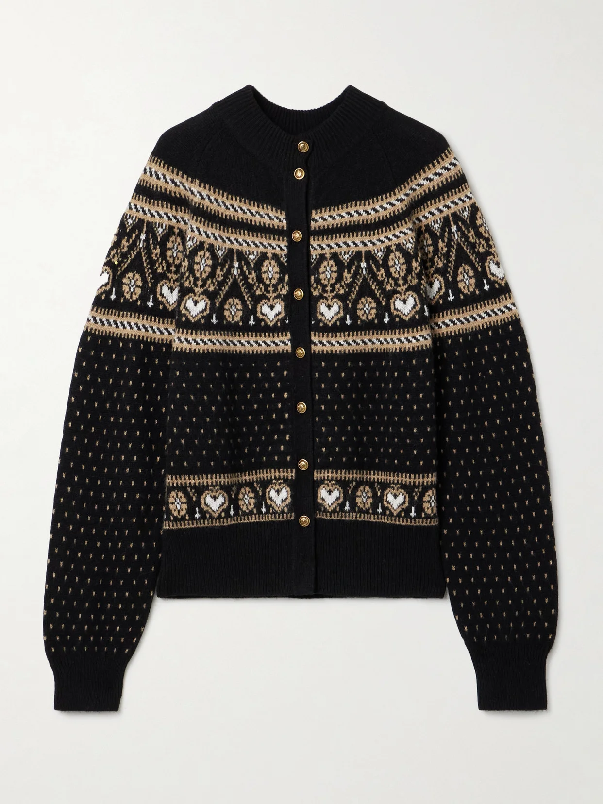 Marc Fair Isle Cashmere Cardigan - 1