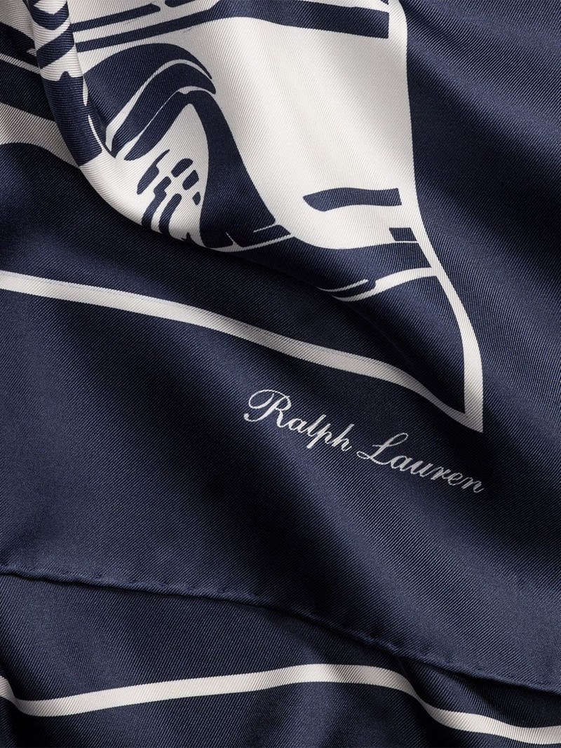 graphic-print silk scarf 3