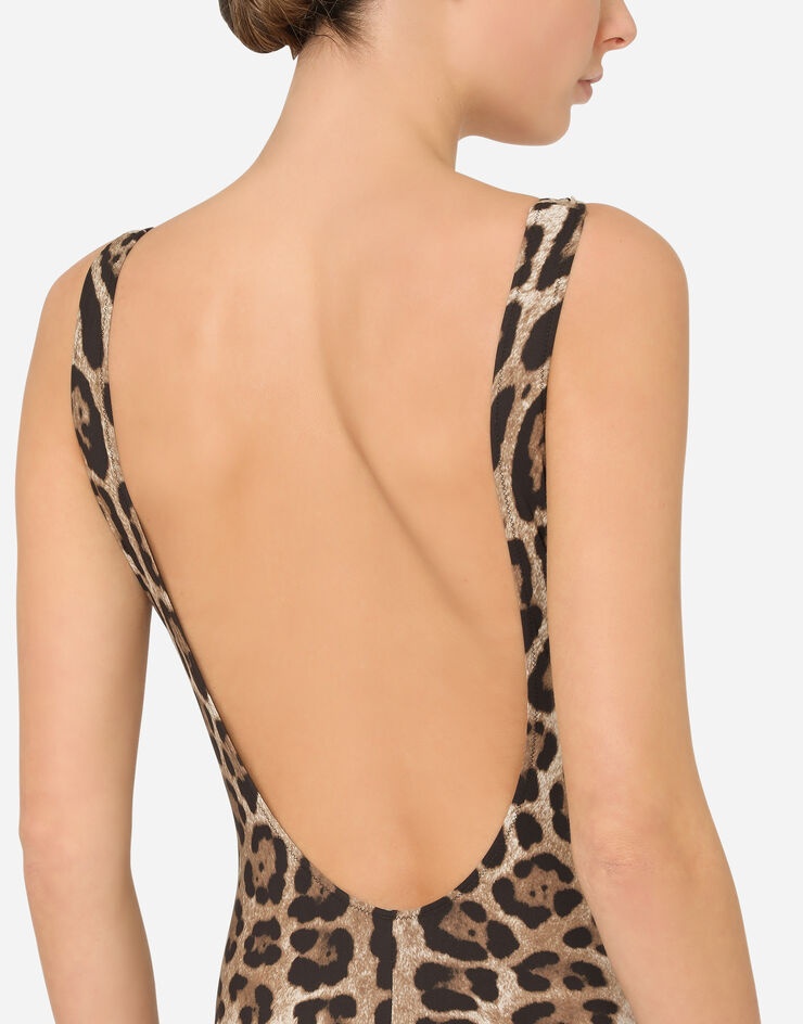 Leopard-print cashmere sweater - 5