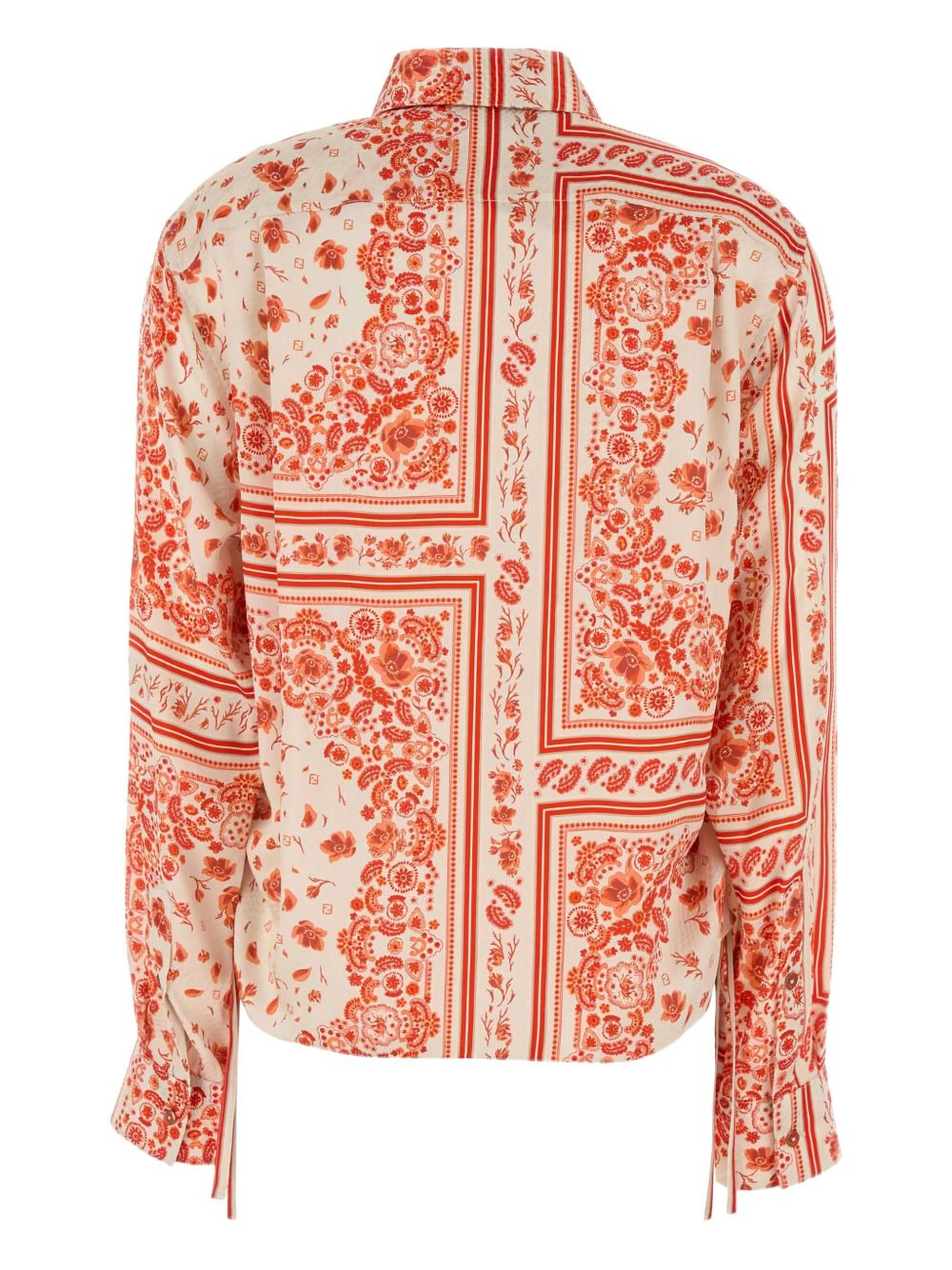 paisley-print silk shirt - 2