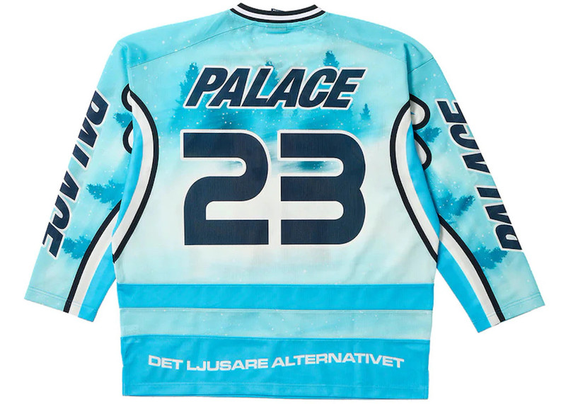 PALACE Palace Brighter Alternative Hockey Jersey Blue outlook