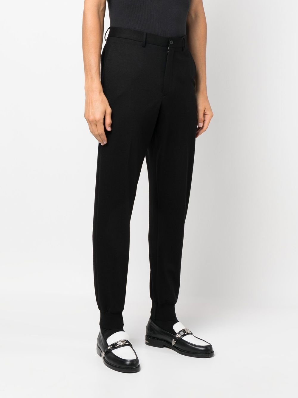 tapered cotton trousers - 3