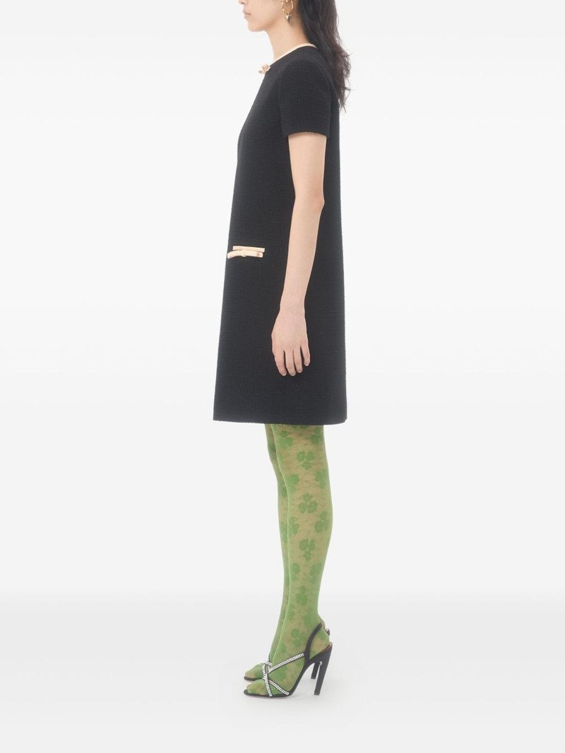 bow-embellished tweed dress 3