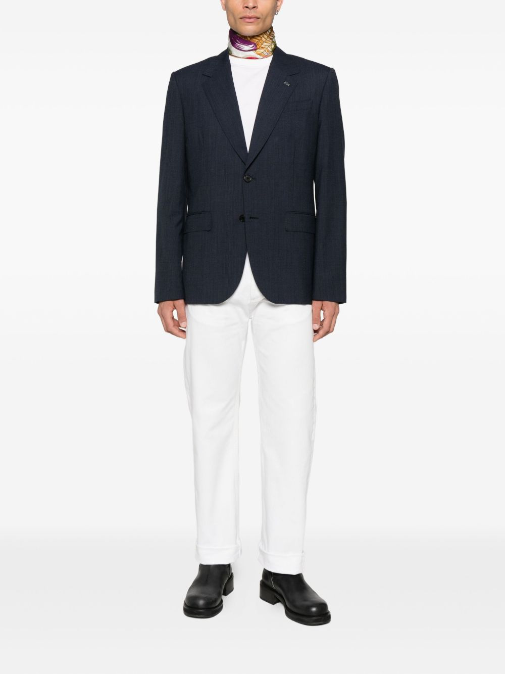 wool blazer - 2
