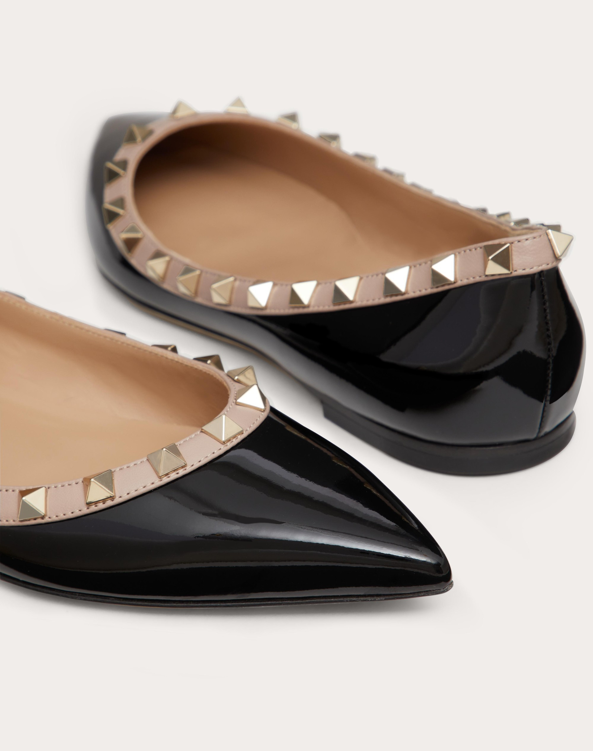 PATENT ROCKSTUD BALLET FLAT - 5