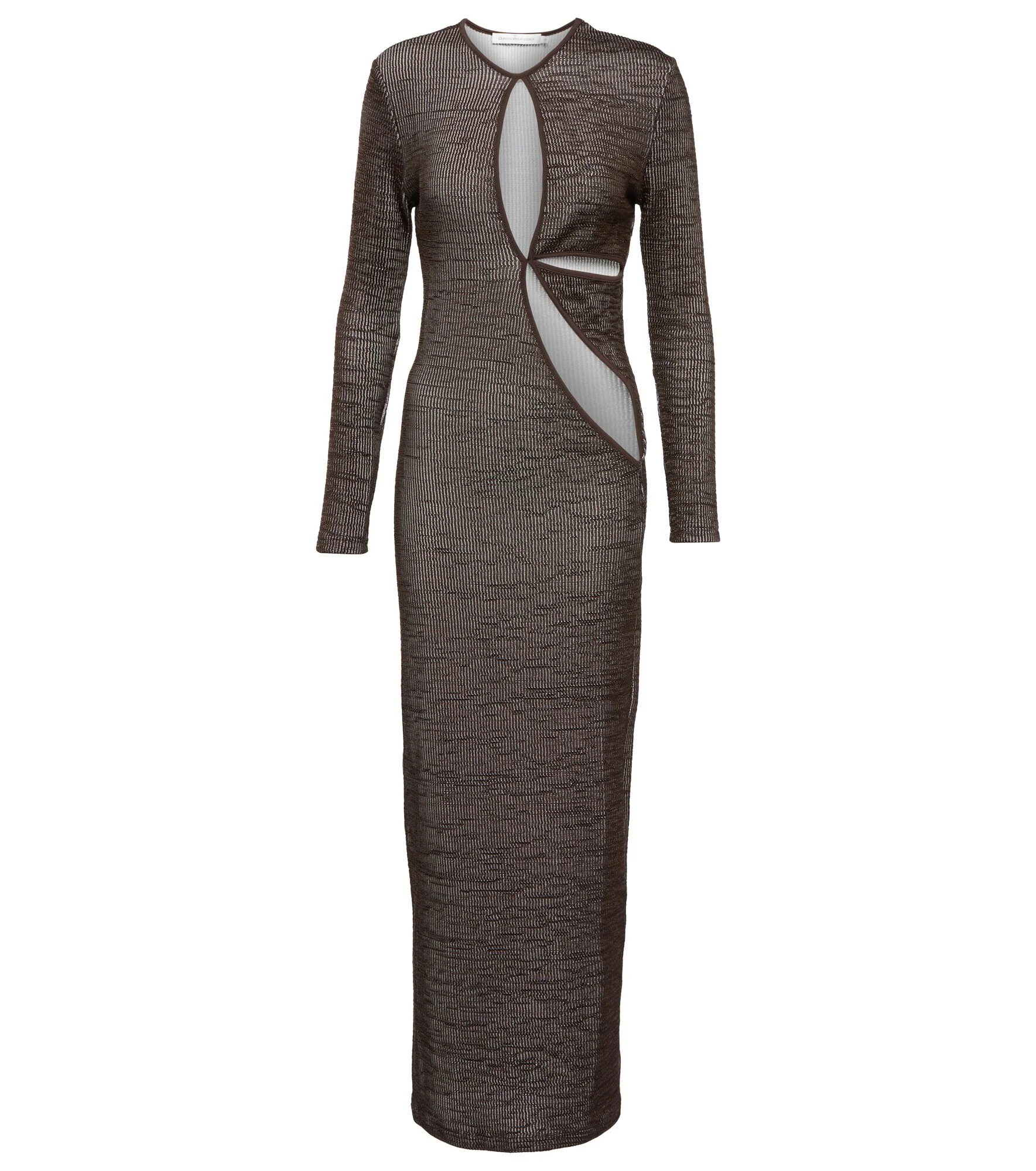 Cutout knit maxi dress - 1