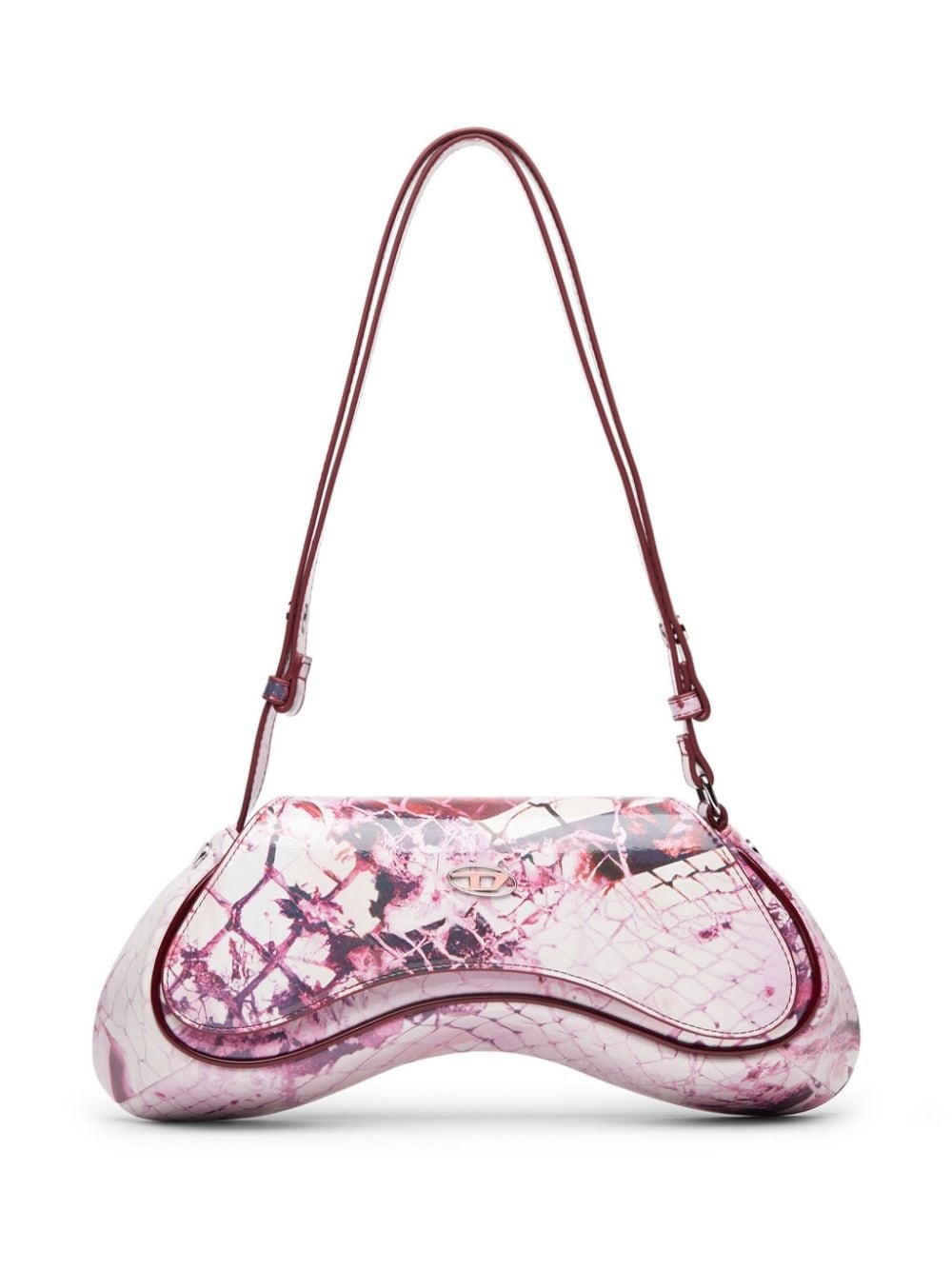 Play snakeskin-print shoulder bag - 1