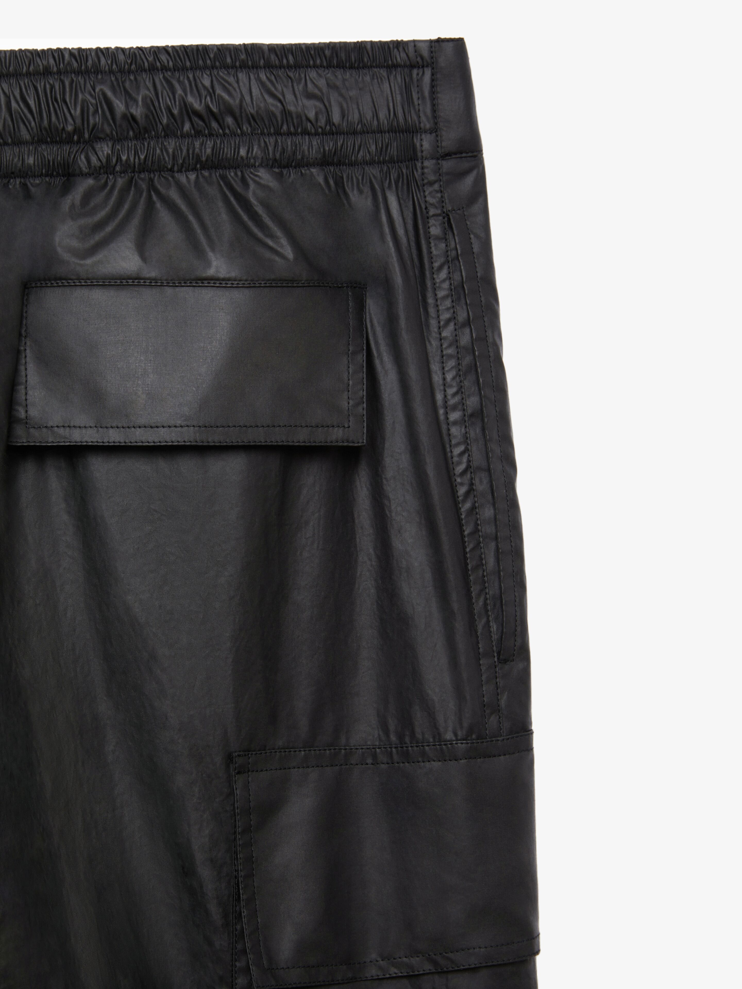 CARGO PANTS IN COATED COTTON WITH 4G BUCKLE - 5