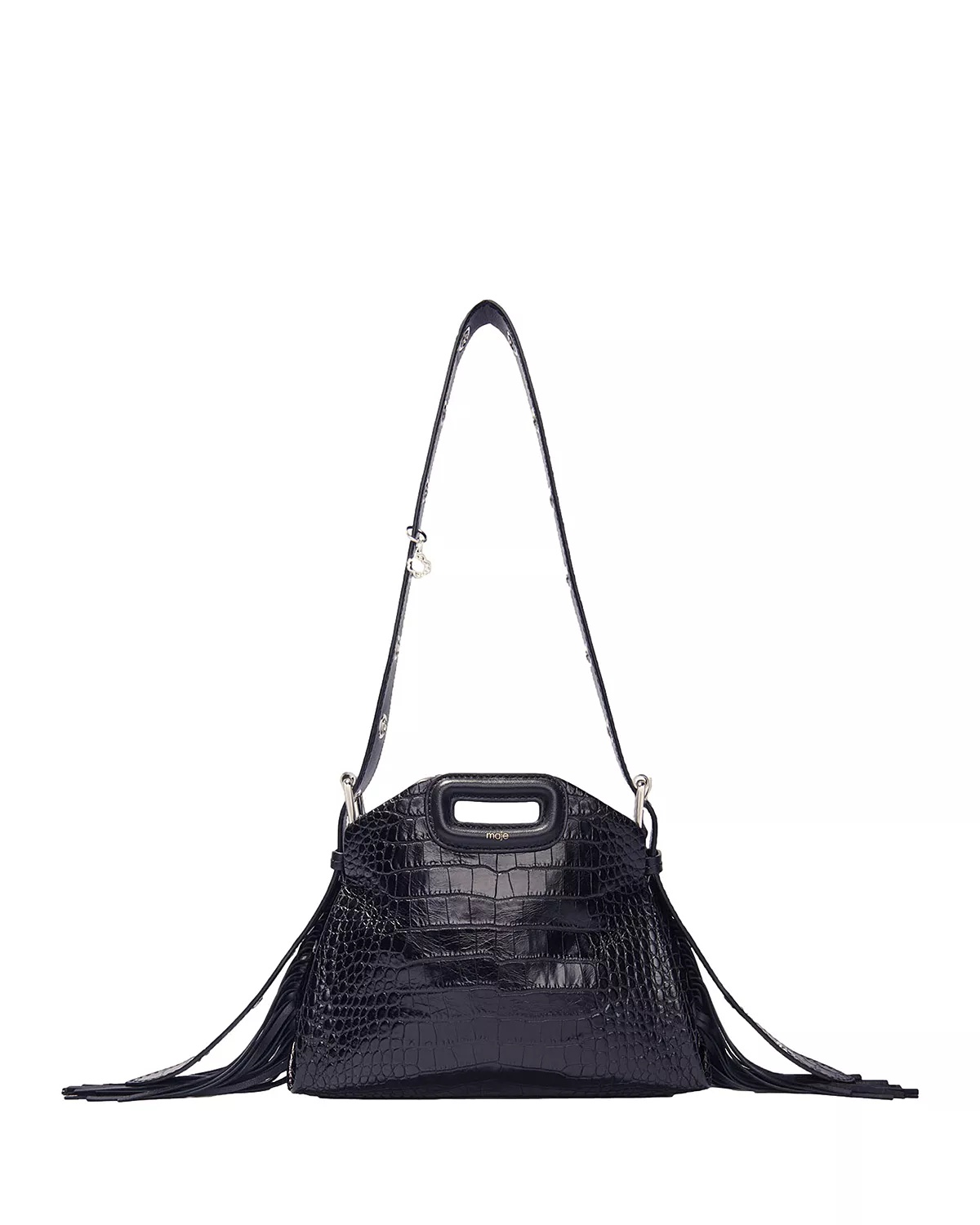 Miss M Mini Embossed Leather Bag - 1