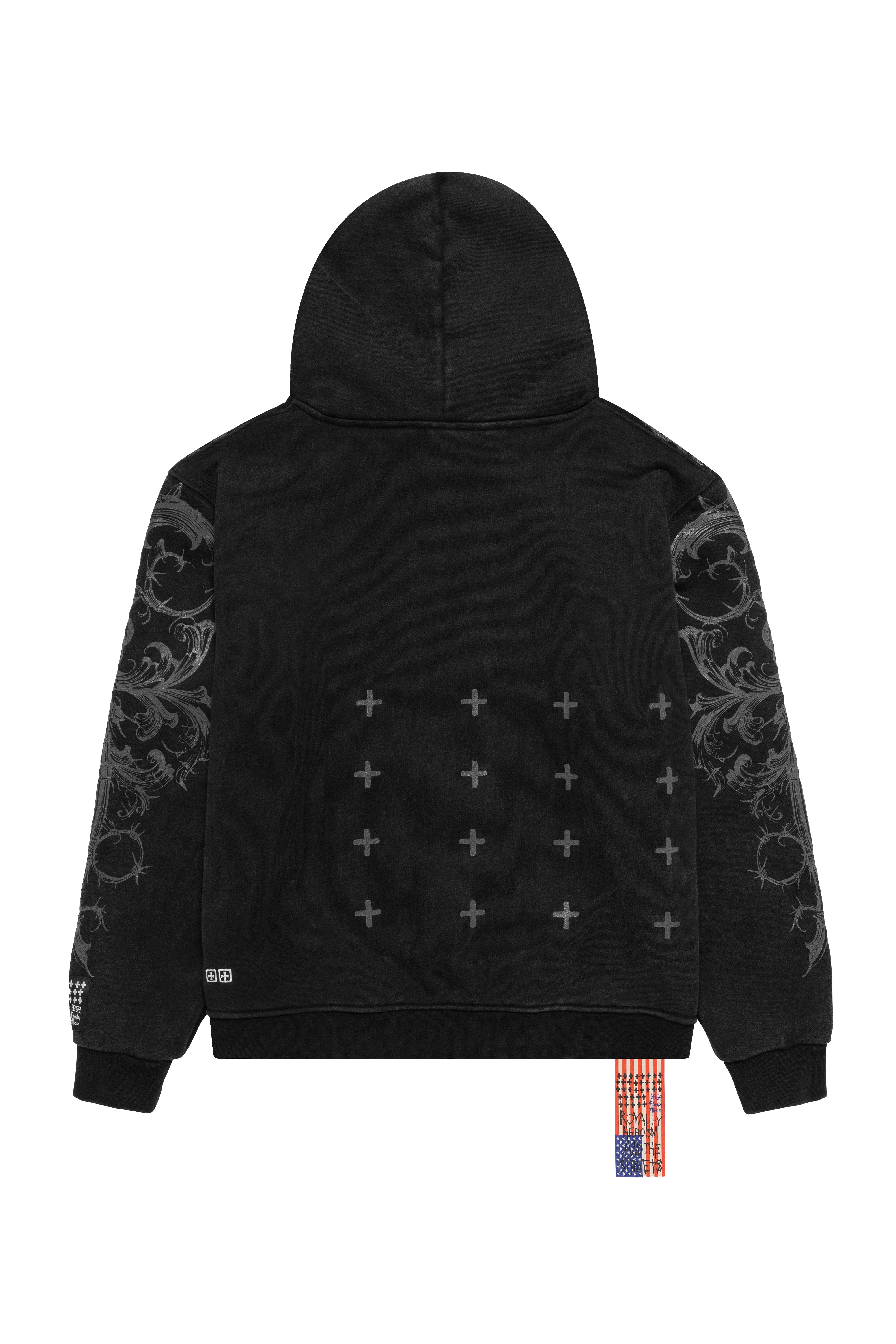 Ksubi Ksubi X Alice Hollywood Graphic Zip Hoodie Black - 2