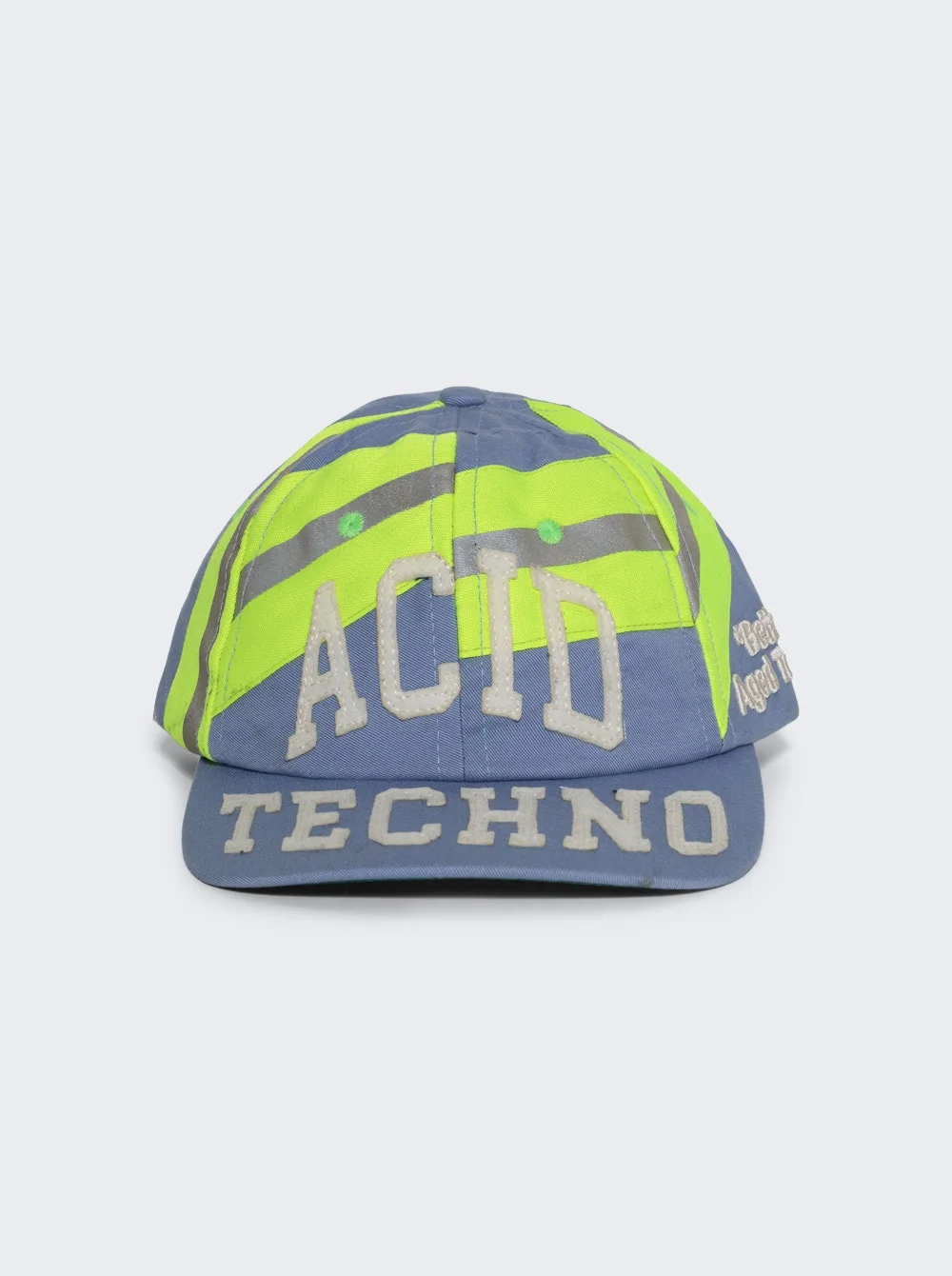 Acid Techno Reconstructed Workwear Hat - 1
