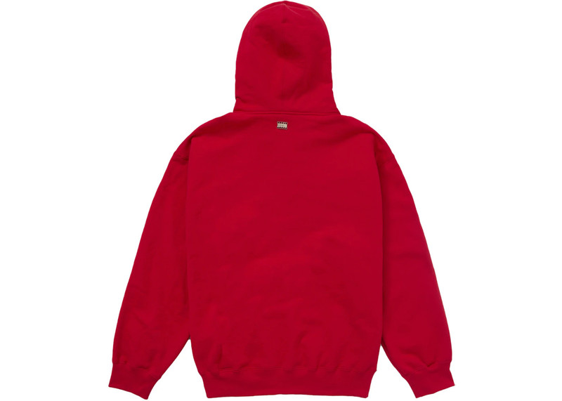 Supreme Supreme b.b. Simon Zip Up Hooded Sweatshirt Red outlook