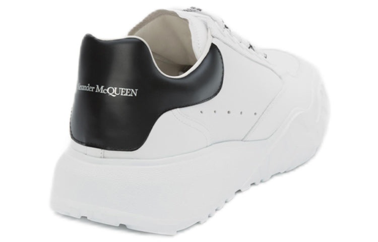 Alexander McQueen Oversized Court Trainer 'White Black' 634619WIA999061 - 4