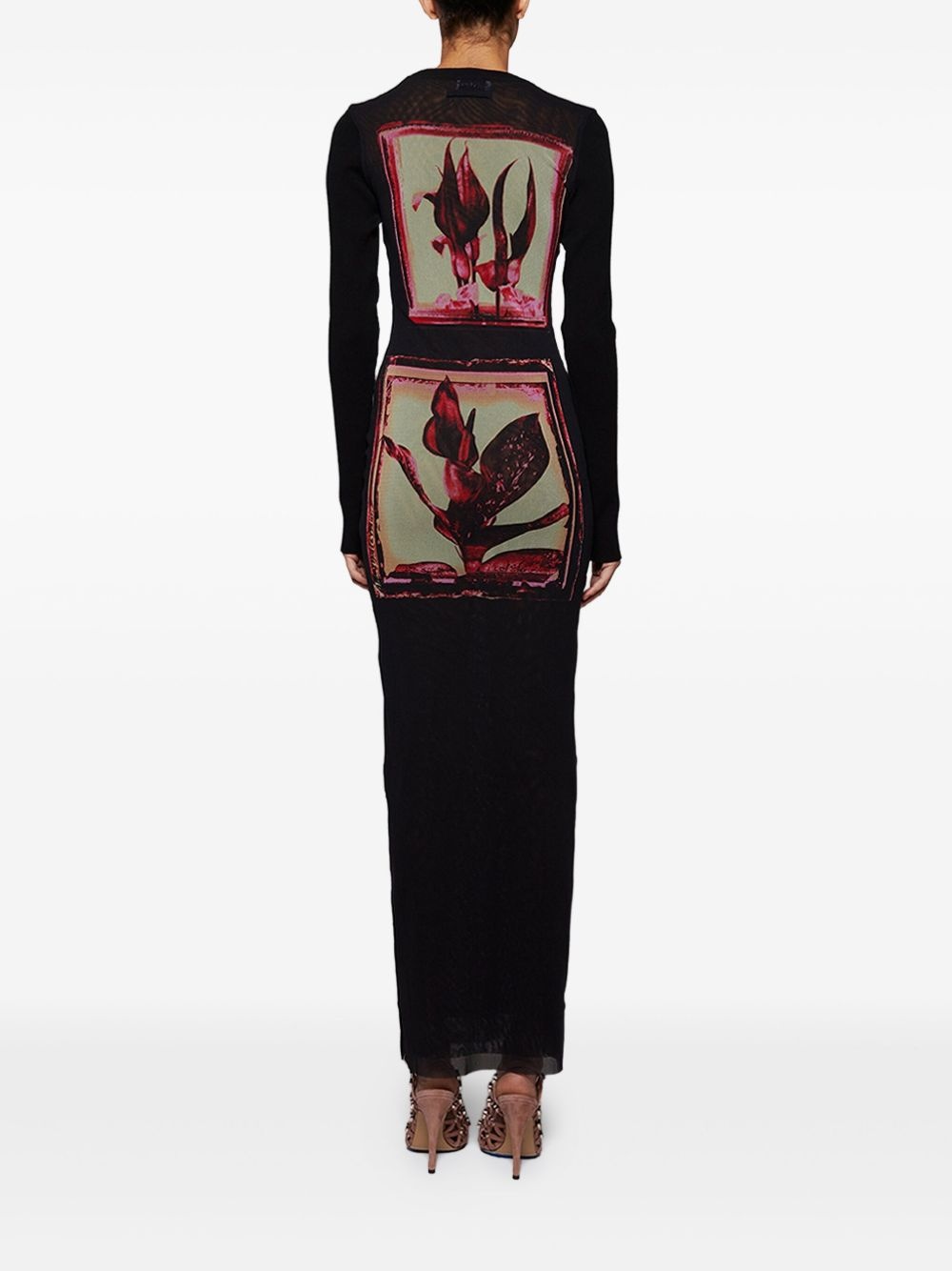 Flowers Cadres maxi dress - 5