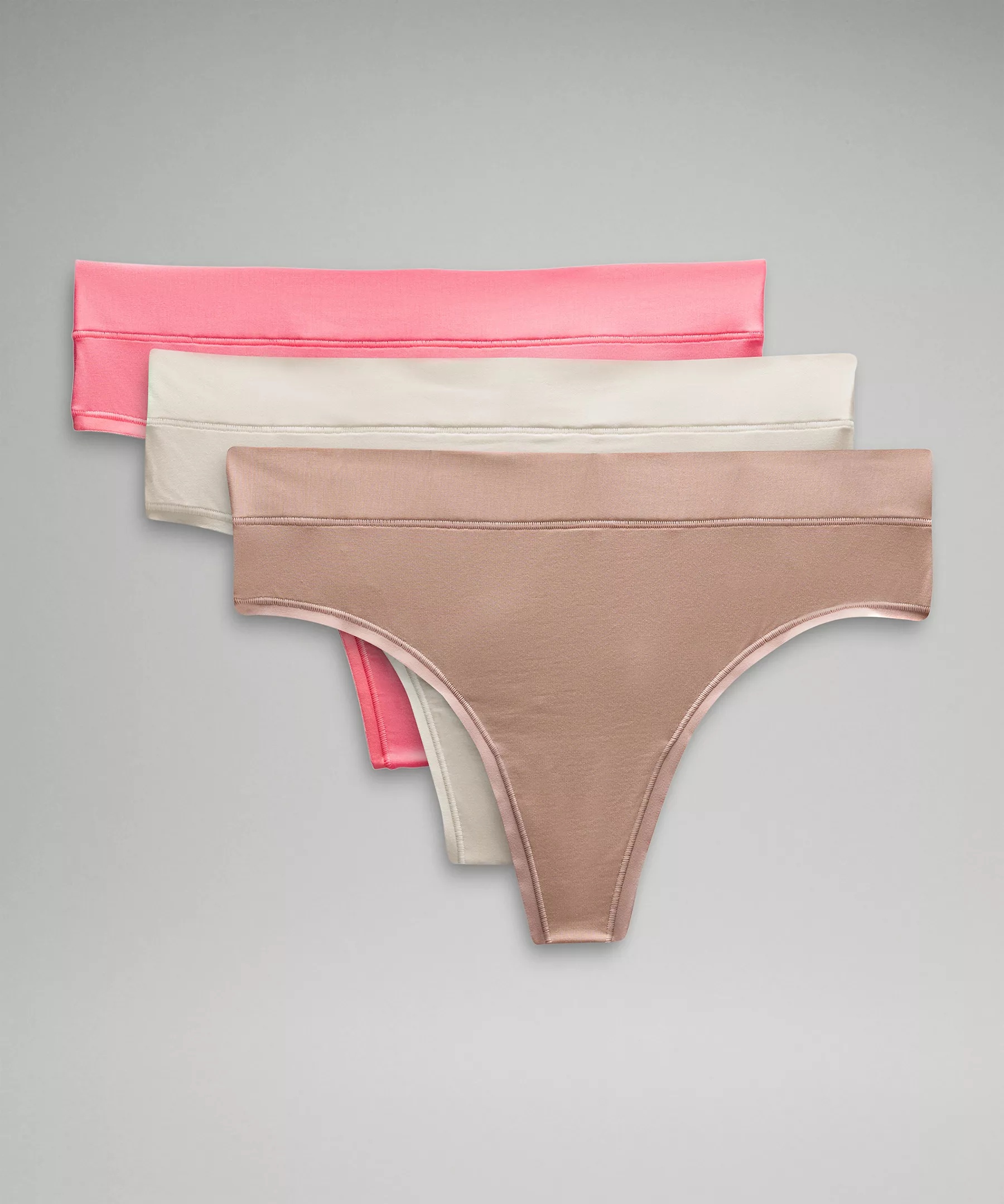 UnderEase High-Rise Thong Underwear *3 Pack - 1