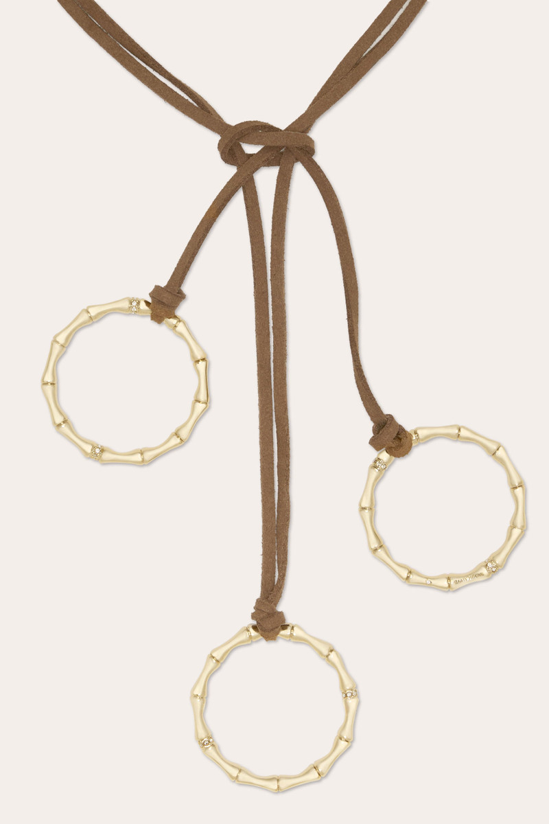 RAMY BROOK Chiara Suede Wrap Necklace outlook