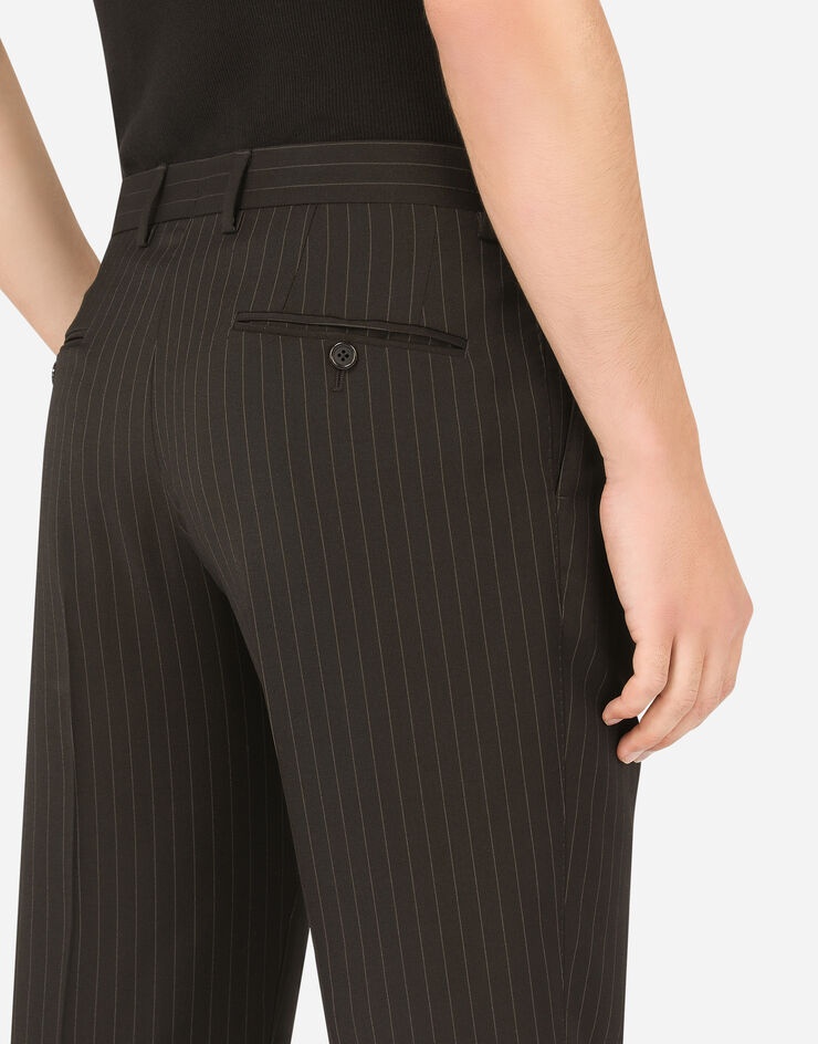 Stretch pinstripe pants - 5