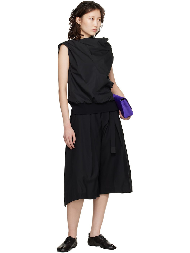 sacai Black Poplin Blouse outlook