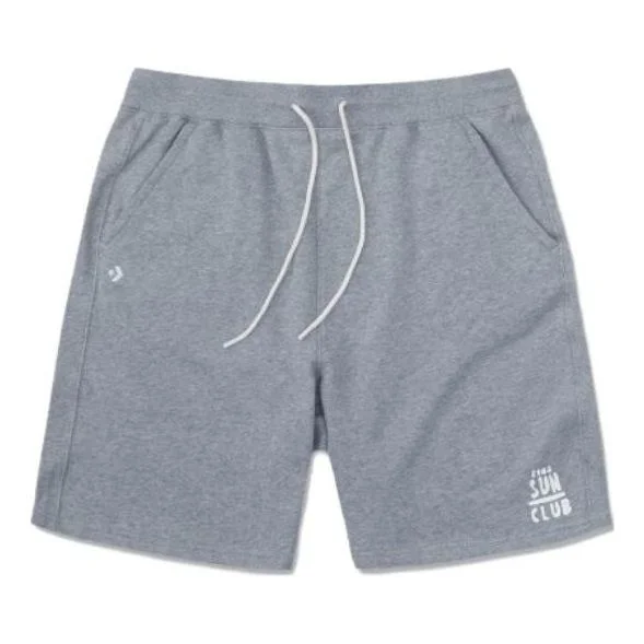 Converse Sun Club Drawstring Shorts 'Grey' 10025878-A01 - 1