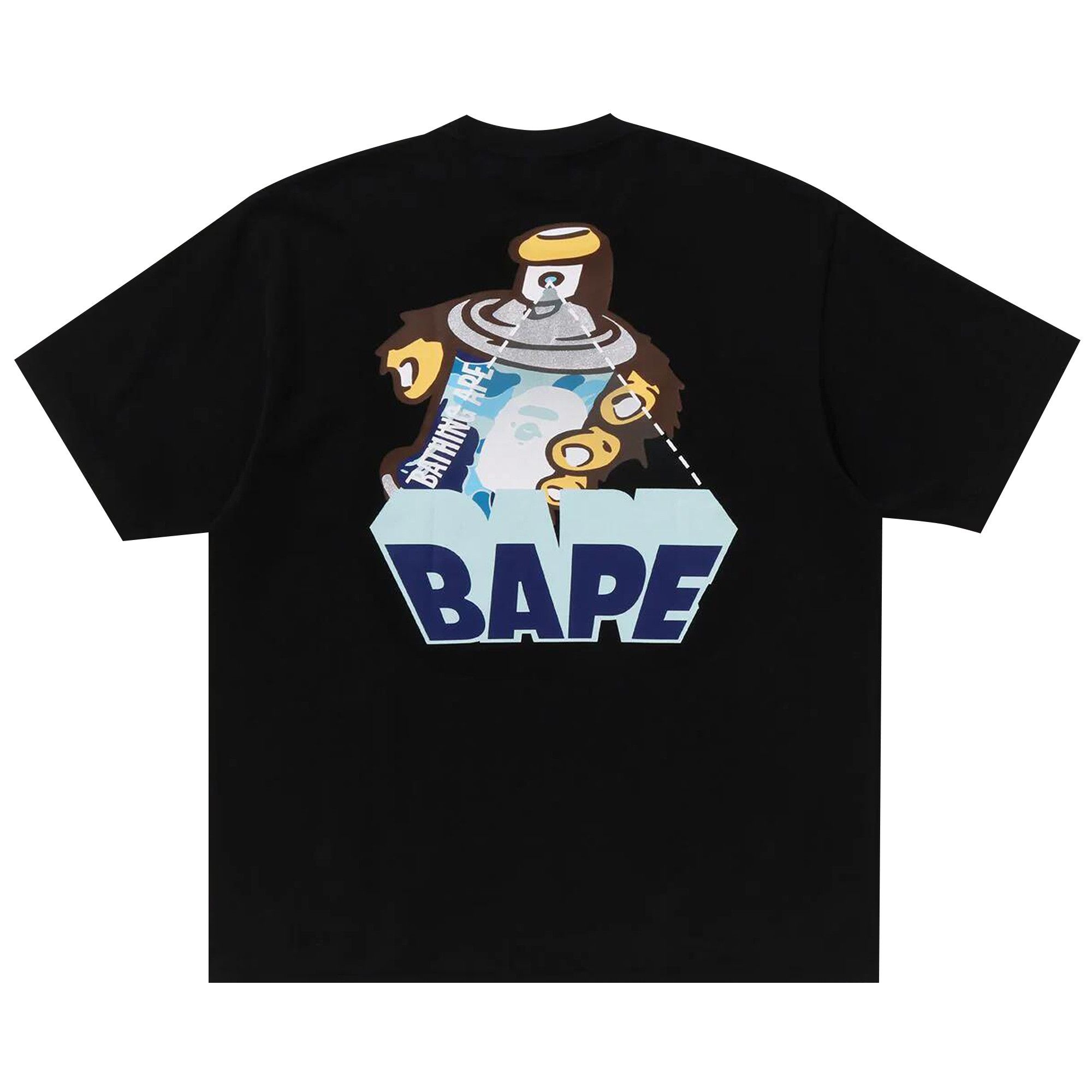 【A BATHING APE】3色展開 GRAFFITI LOGO RELAXED FIT TEE T-shirts A BATHING APE Graffiti Bape Logo Relaxed Fit Tee