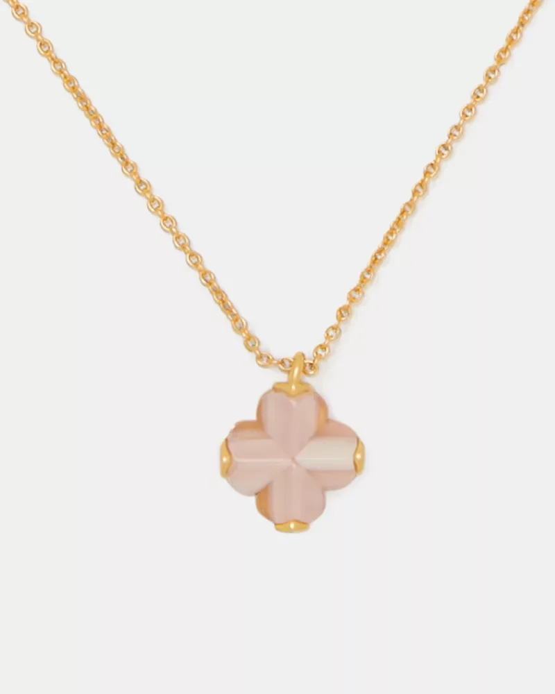 Spade Flower Mini Pendant - 1