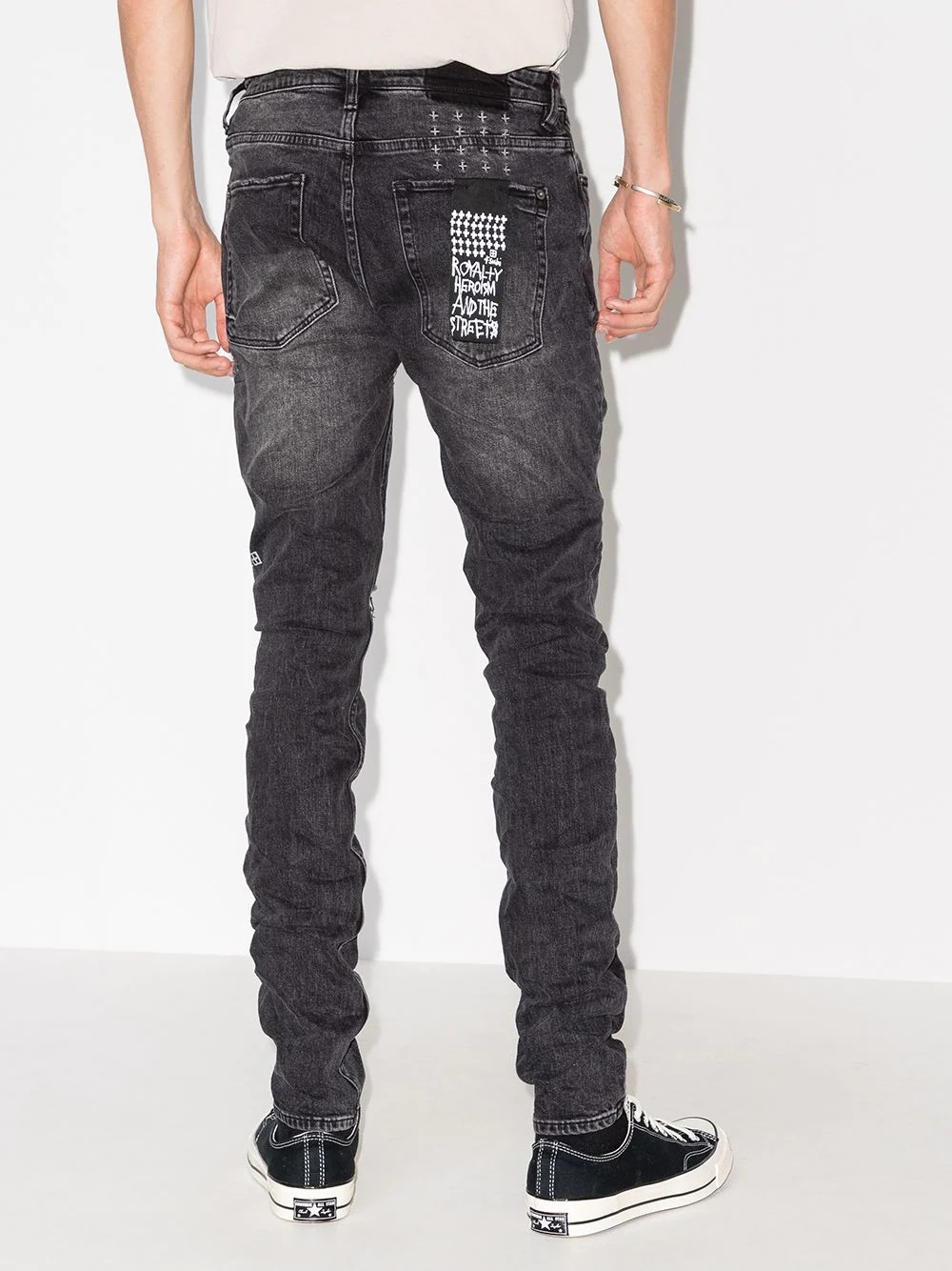 Van Winkle Jungle Patch skinny jeans - 3