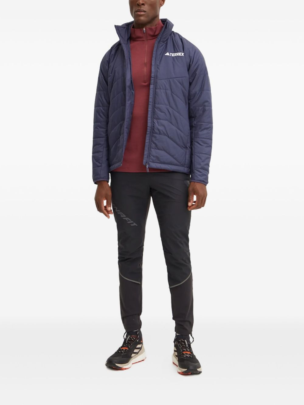 quilted high-neck jacket - 2