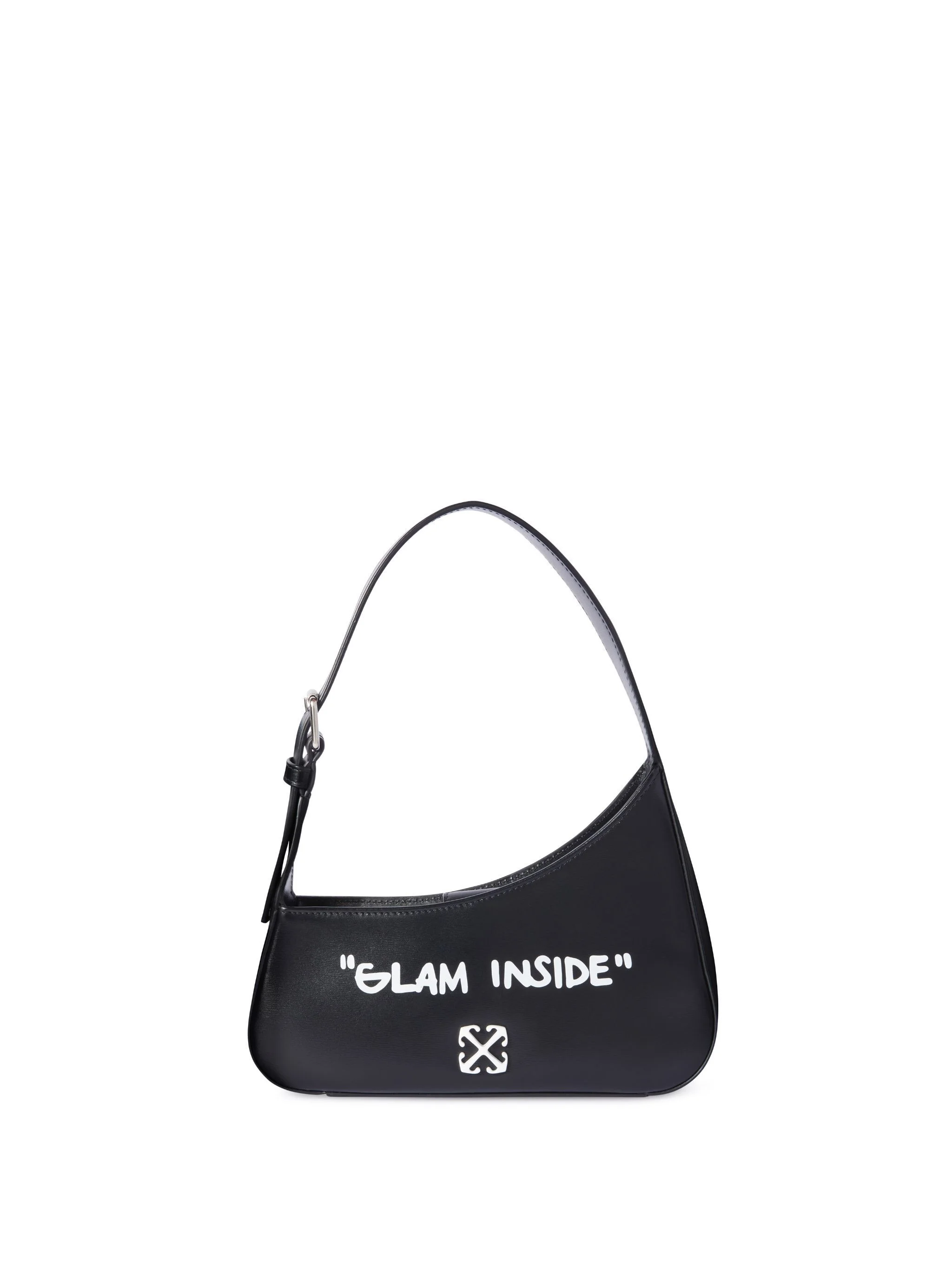 Black Jitney Quote Shoulder Bag - 1