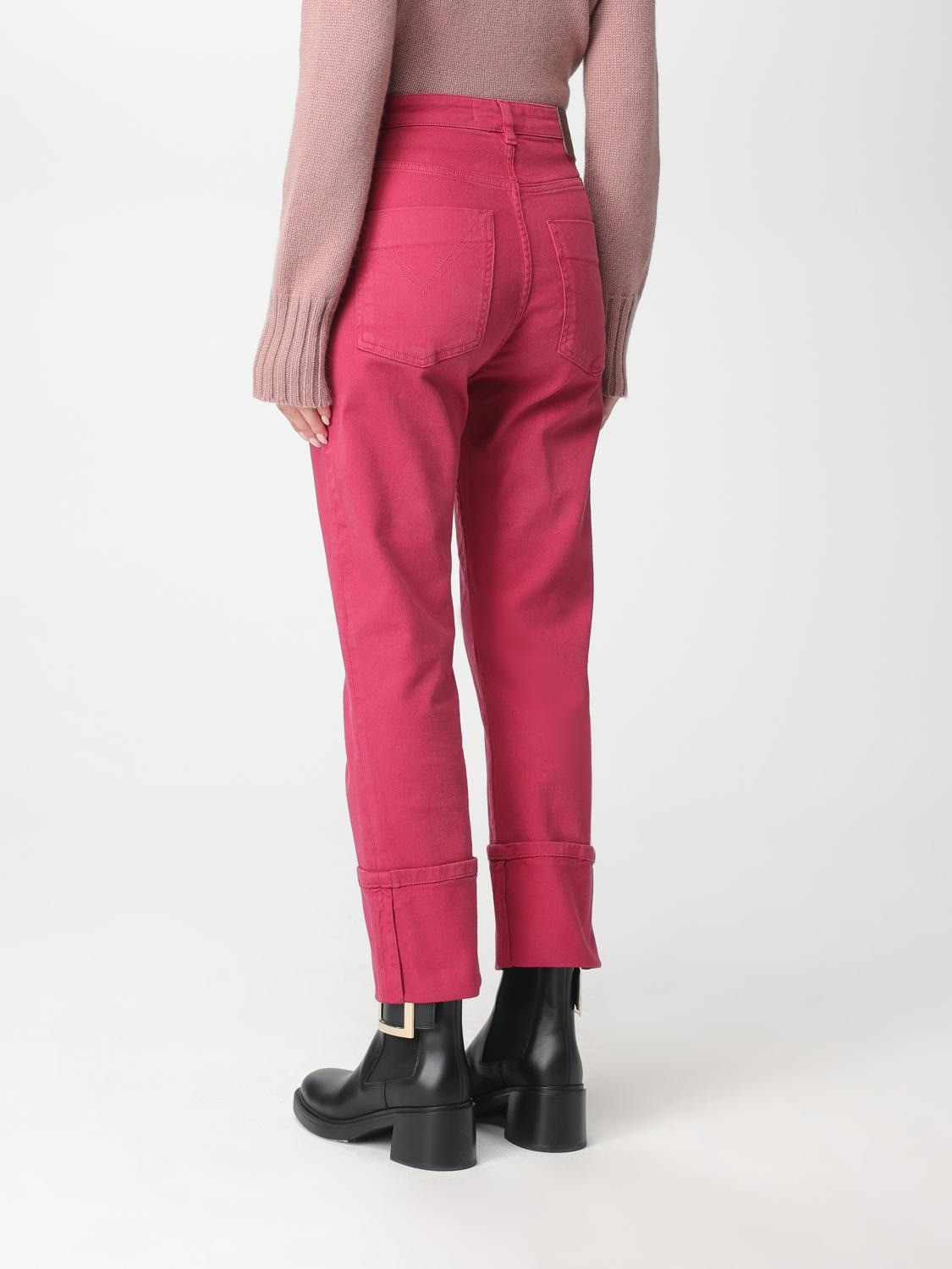 Max Mara Pants Woman Fuchsia - 3