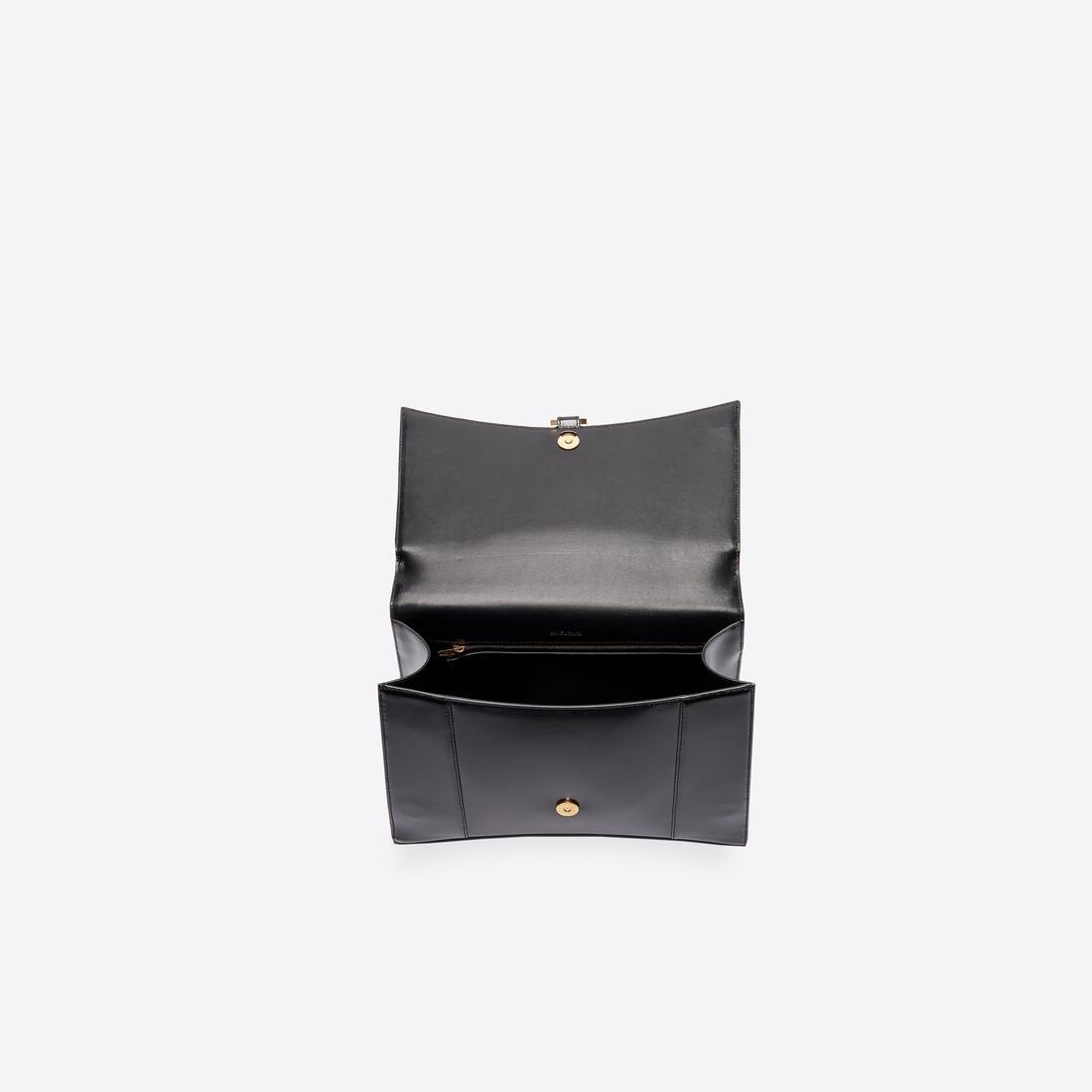 Women's Hourglass Medium Handbag Box in Black - 5