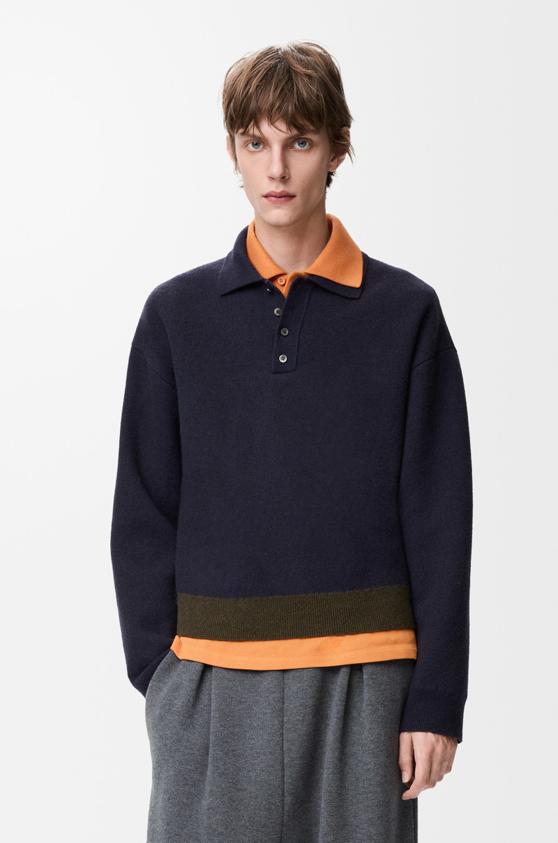 Polo sweater in wool 3