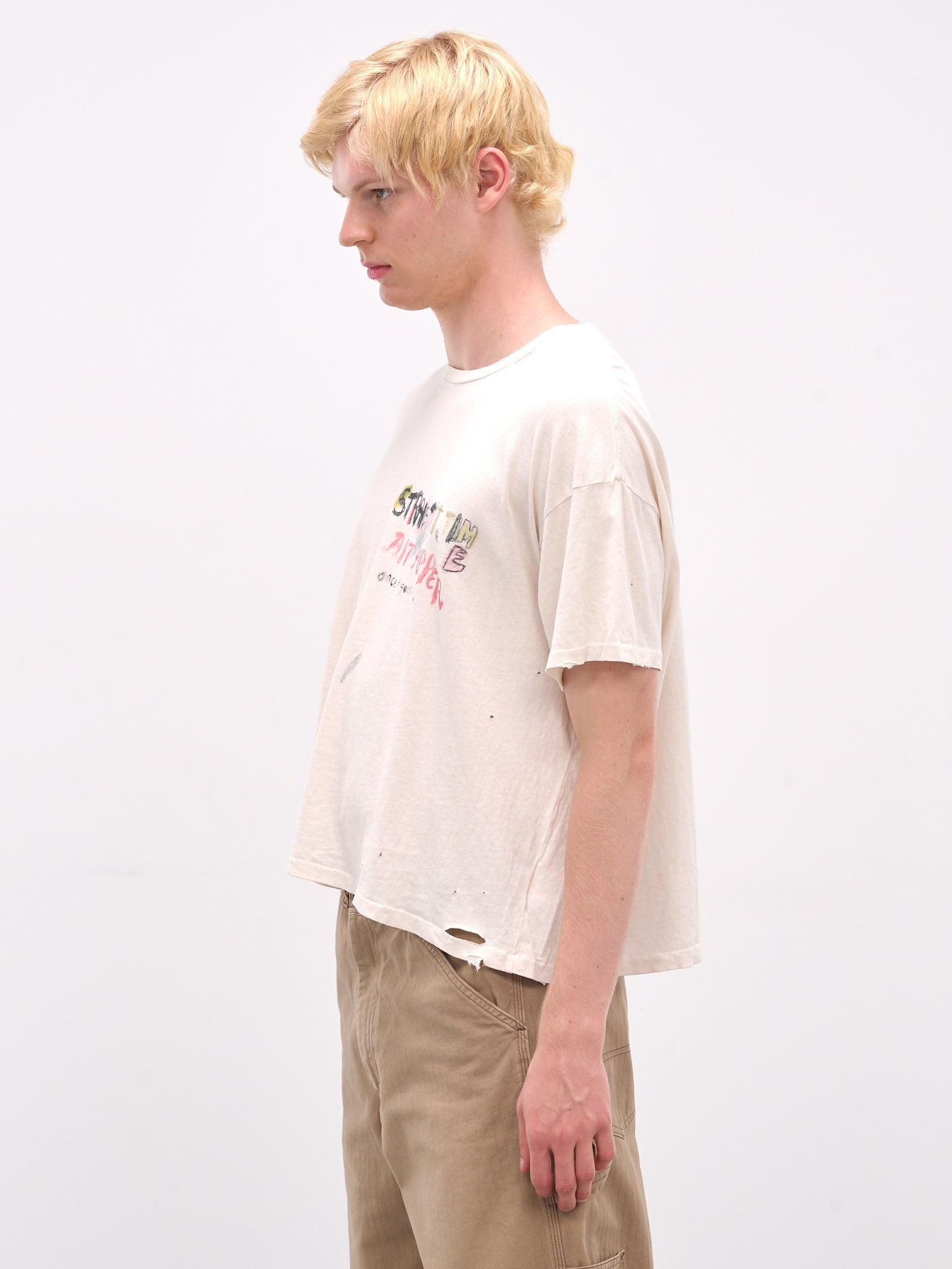 Cream 'Straight Time' Graphic Tee - 2