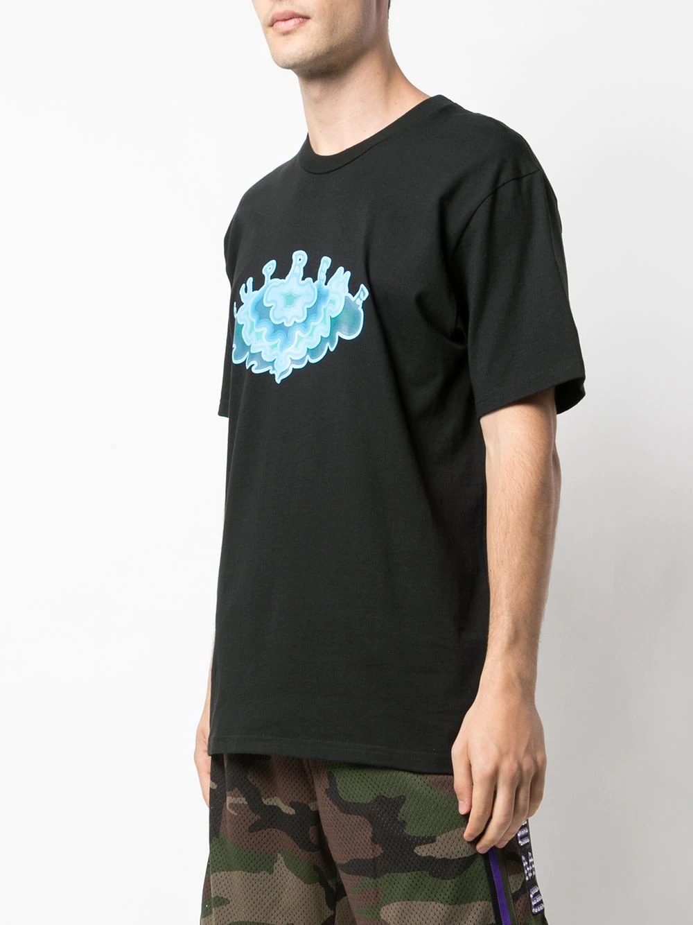 Cloud print T-shirt - 3