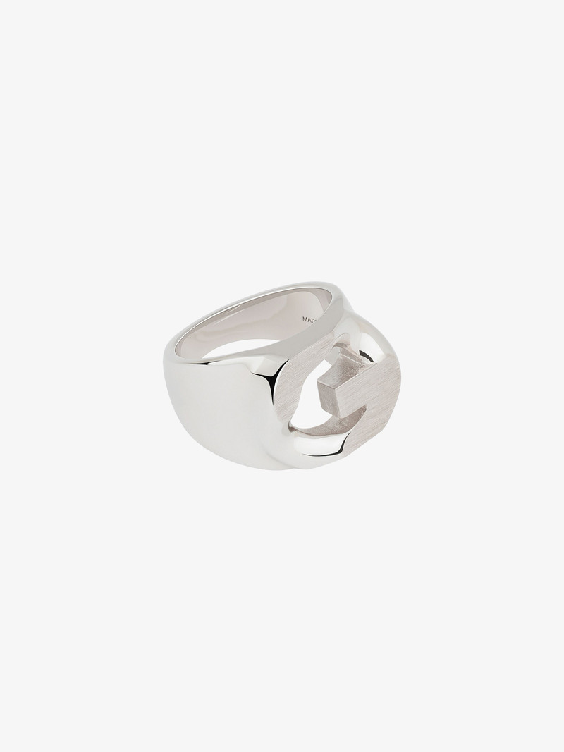 Givenchy G CHAIN RING IN METAL outlook