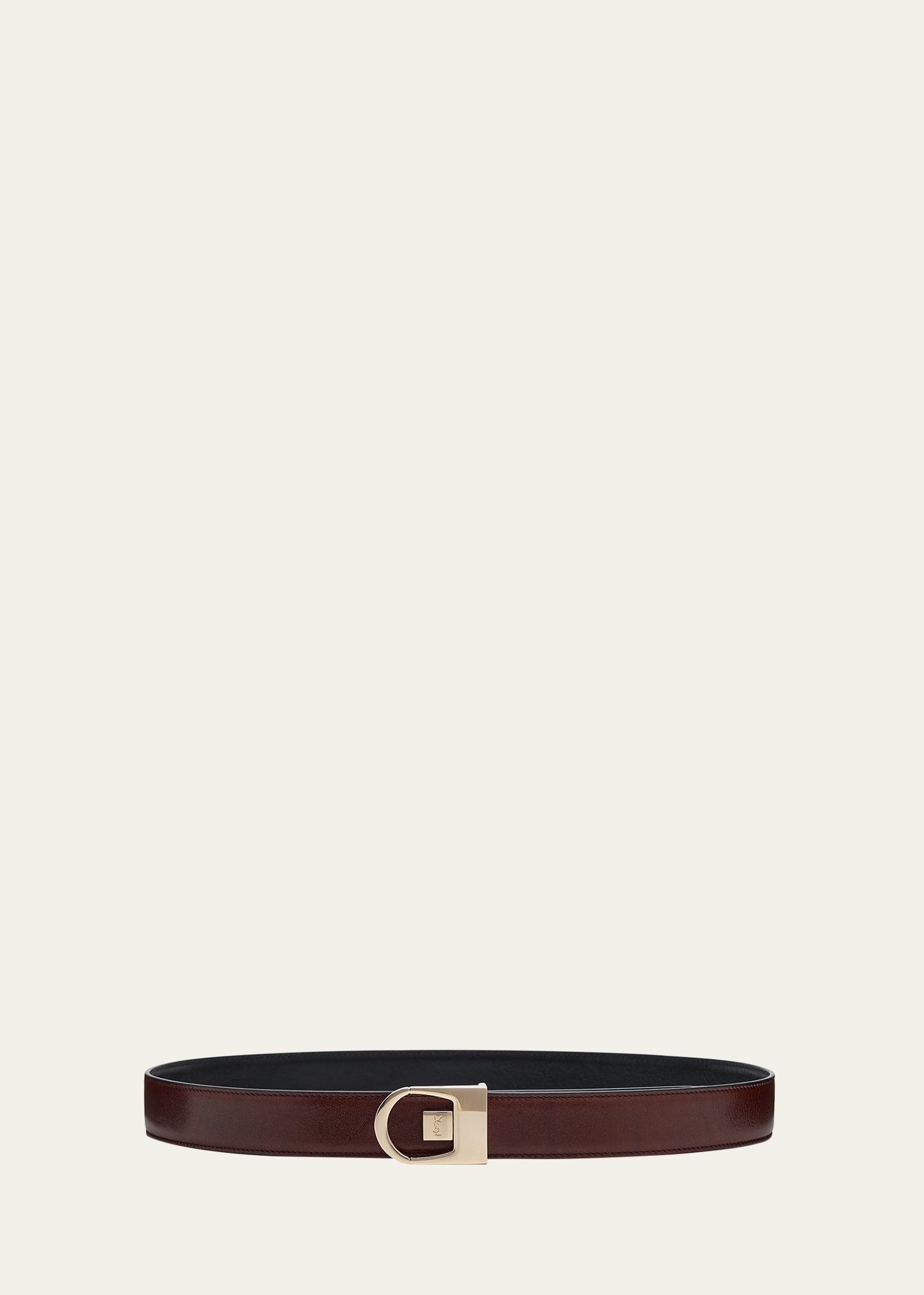 New Logo Reversible Leather Belt - 1