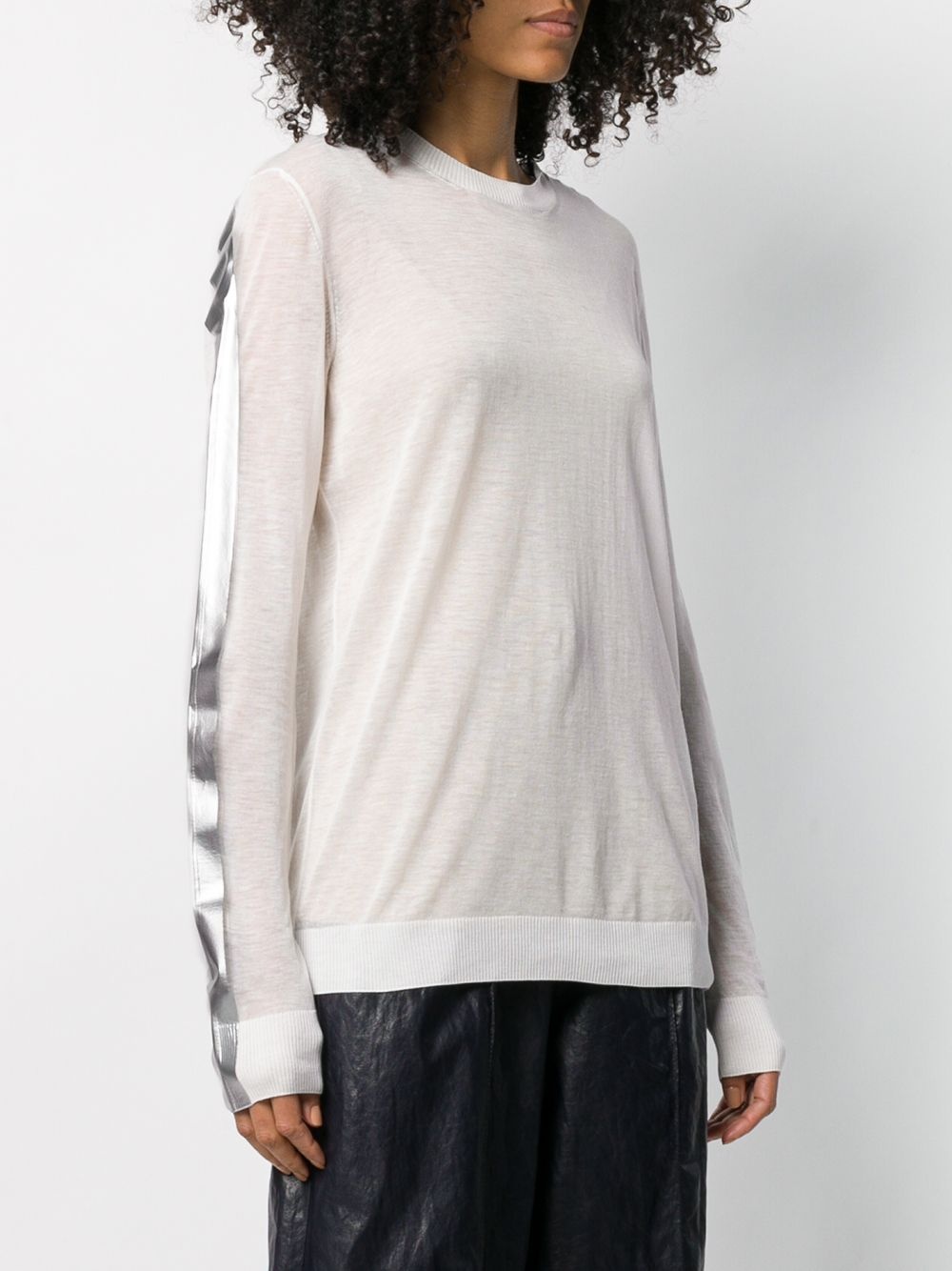 metallic band jumper - 3