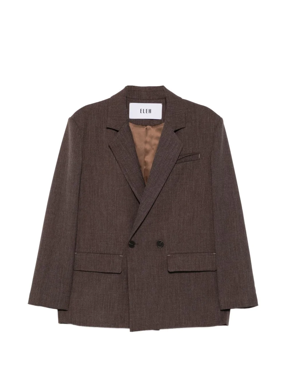 double-breasted notch-lapel jacket - 1