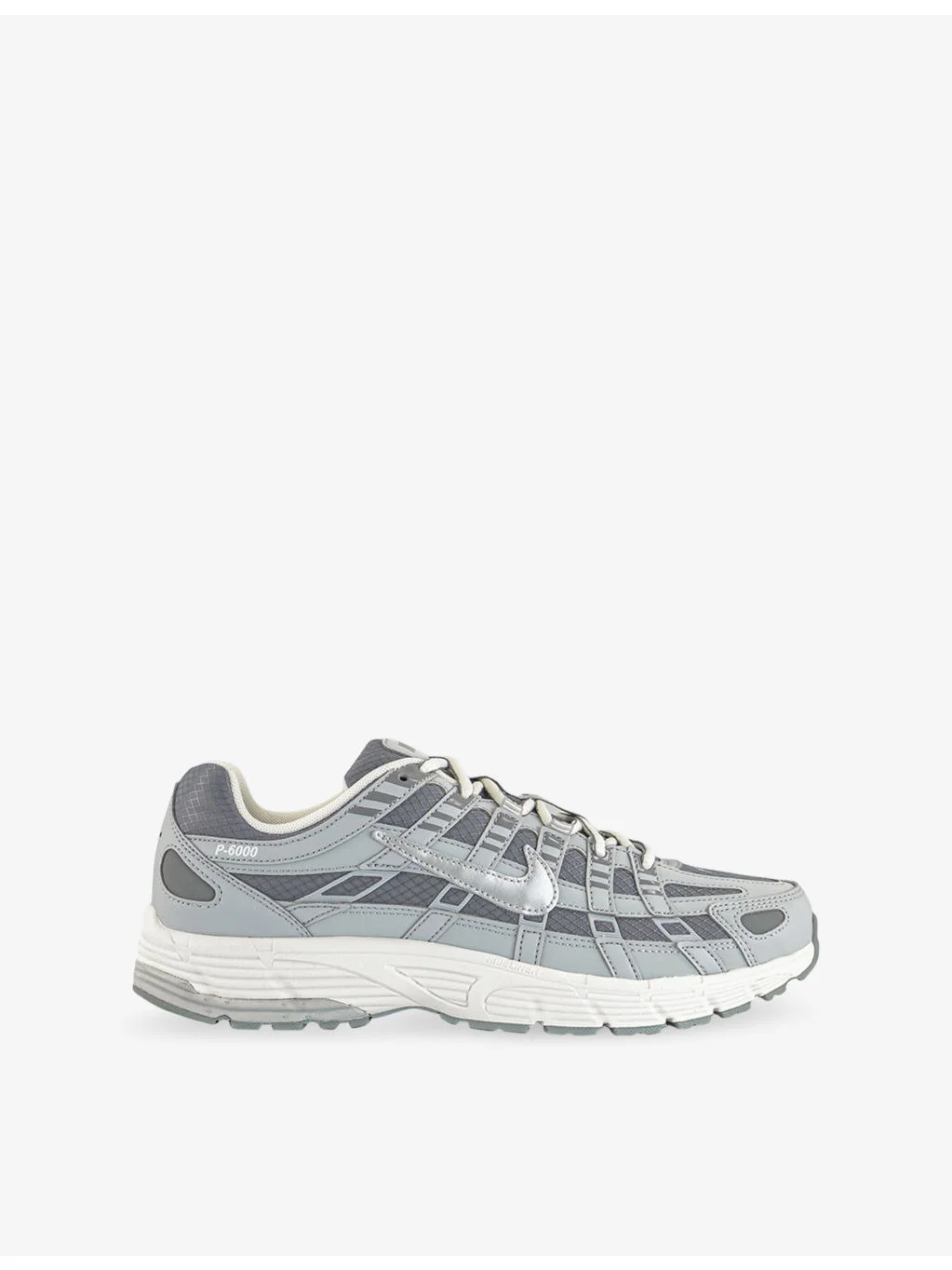 P-6000 Leather and Mesh Trainers - 1
