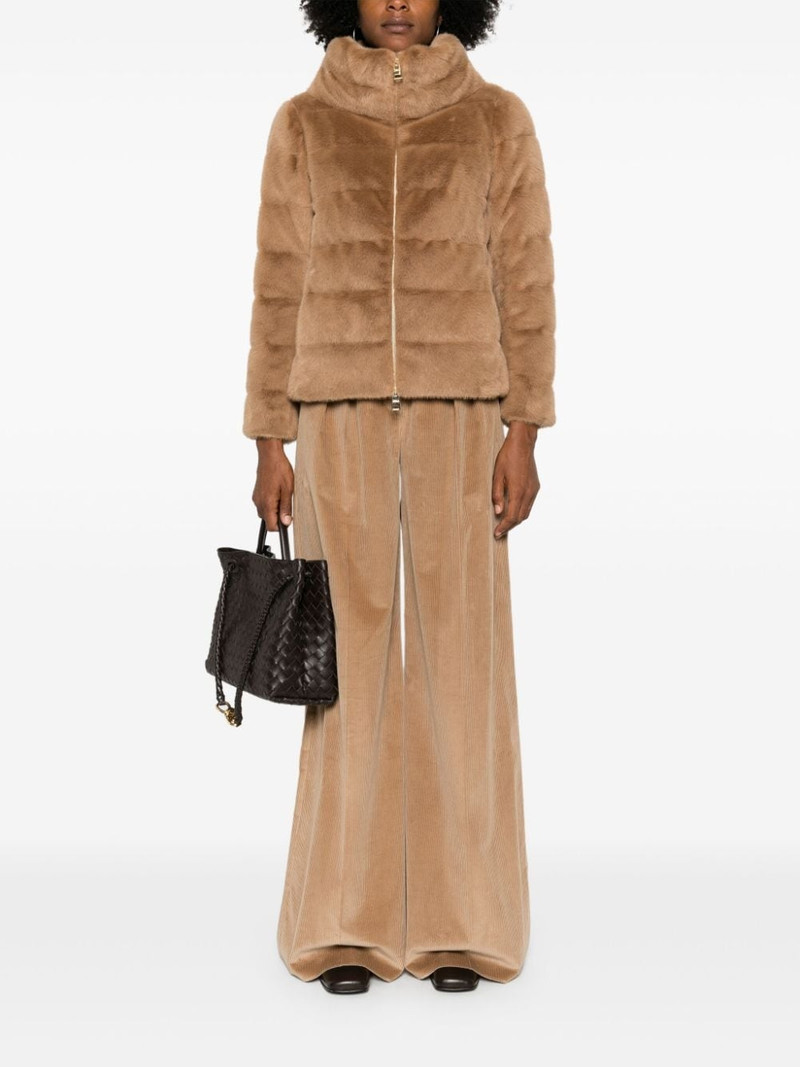 Herno faux-fur jacket outlook