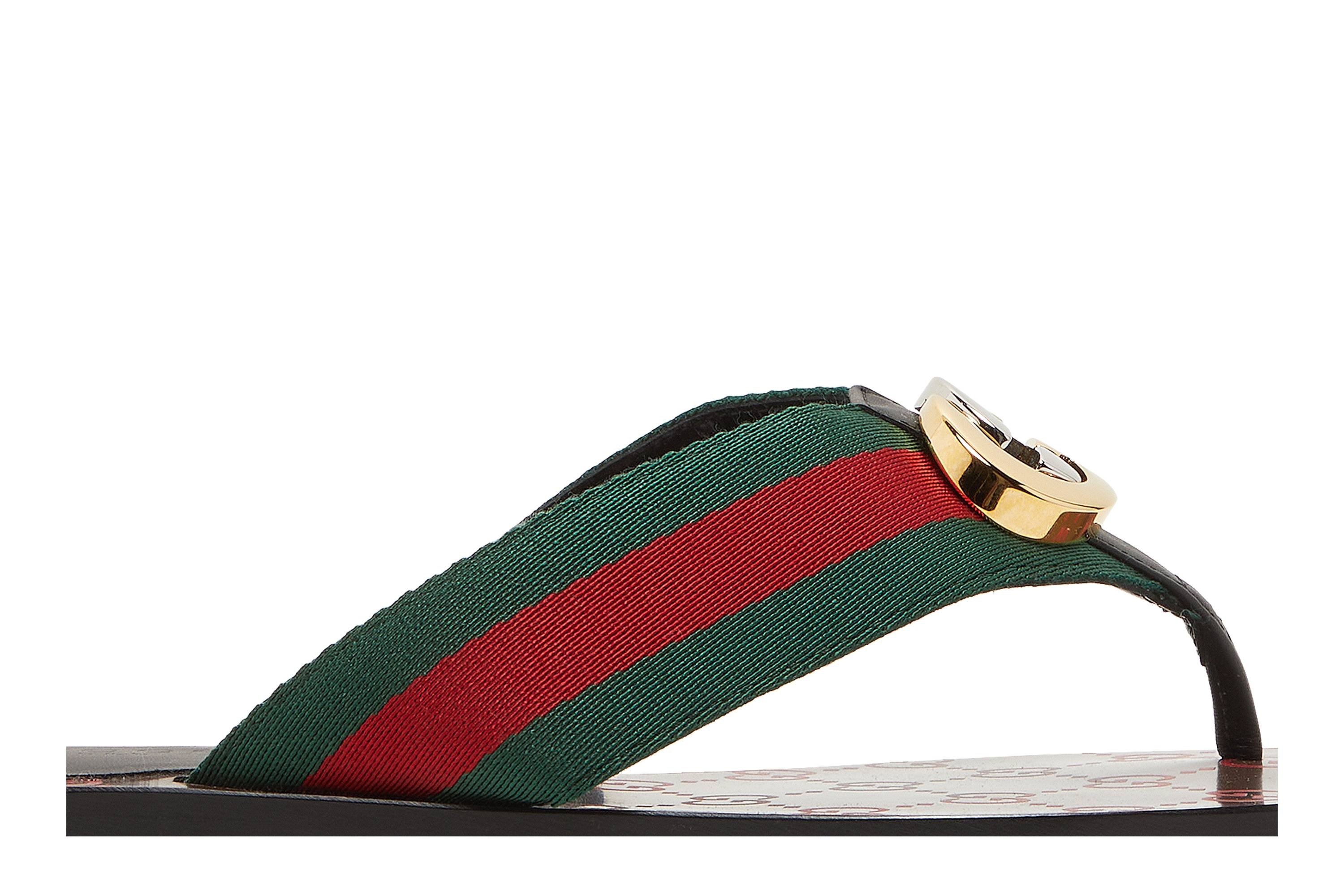 Gucci Wmns GG Web Sandal 'Black' - 2
