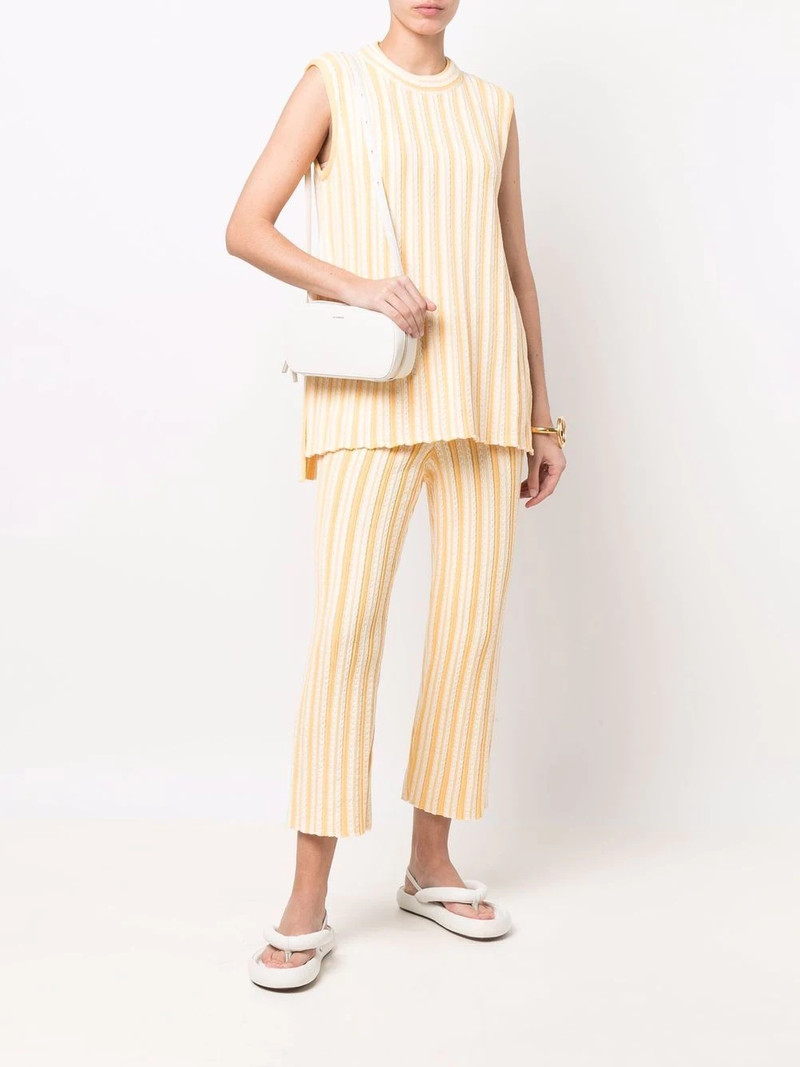Jil Sander rib-knit sleeveless top outlook