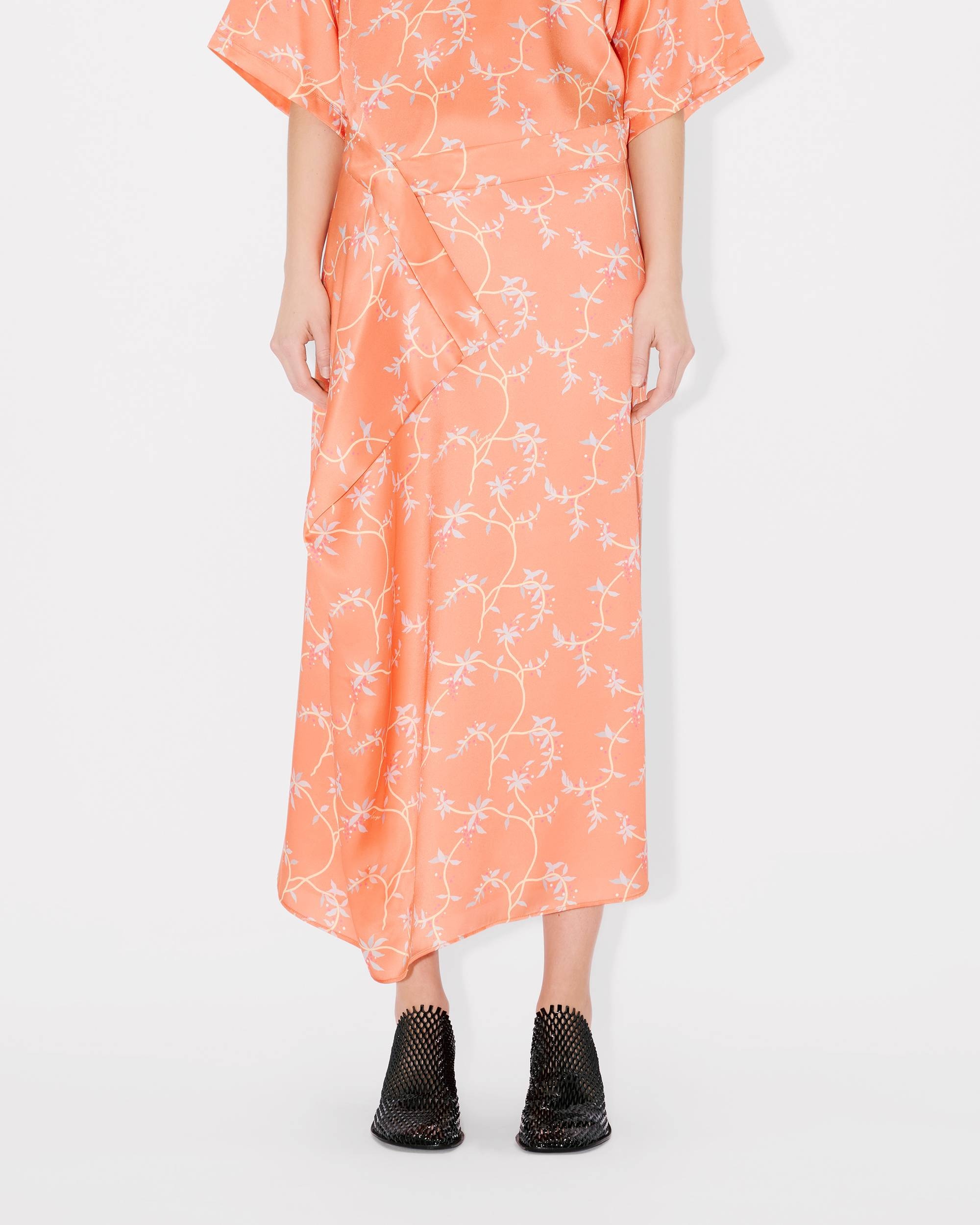 'KENZO Jungle Flower' midi skirt in silk - 4