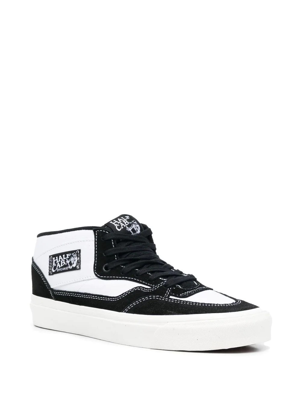 panelled high-top sneakers - 2
