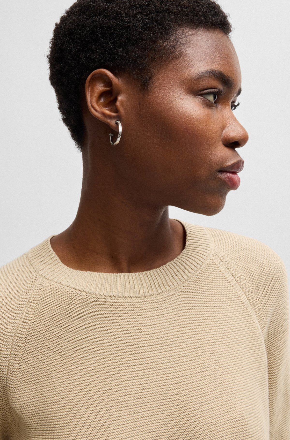 KNITTED SWEATER IN COTTON - 5