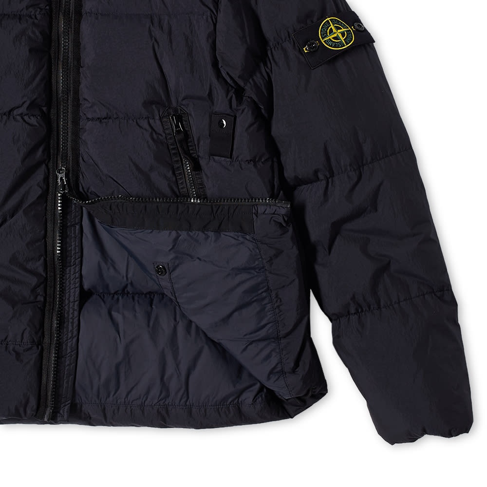 Stone Island Garment Dyed Crinkle Reps Hooded Down Jacket - 2